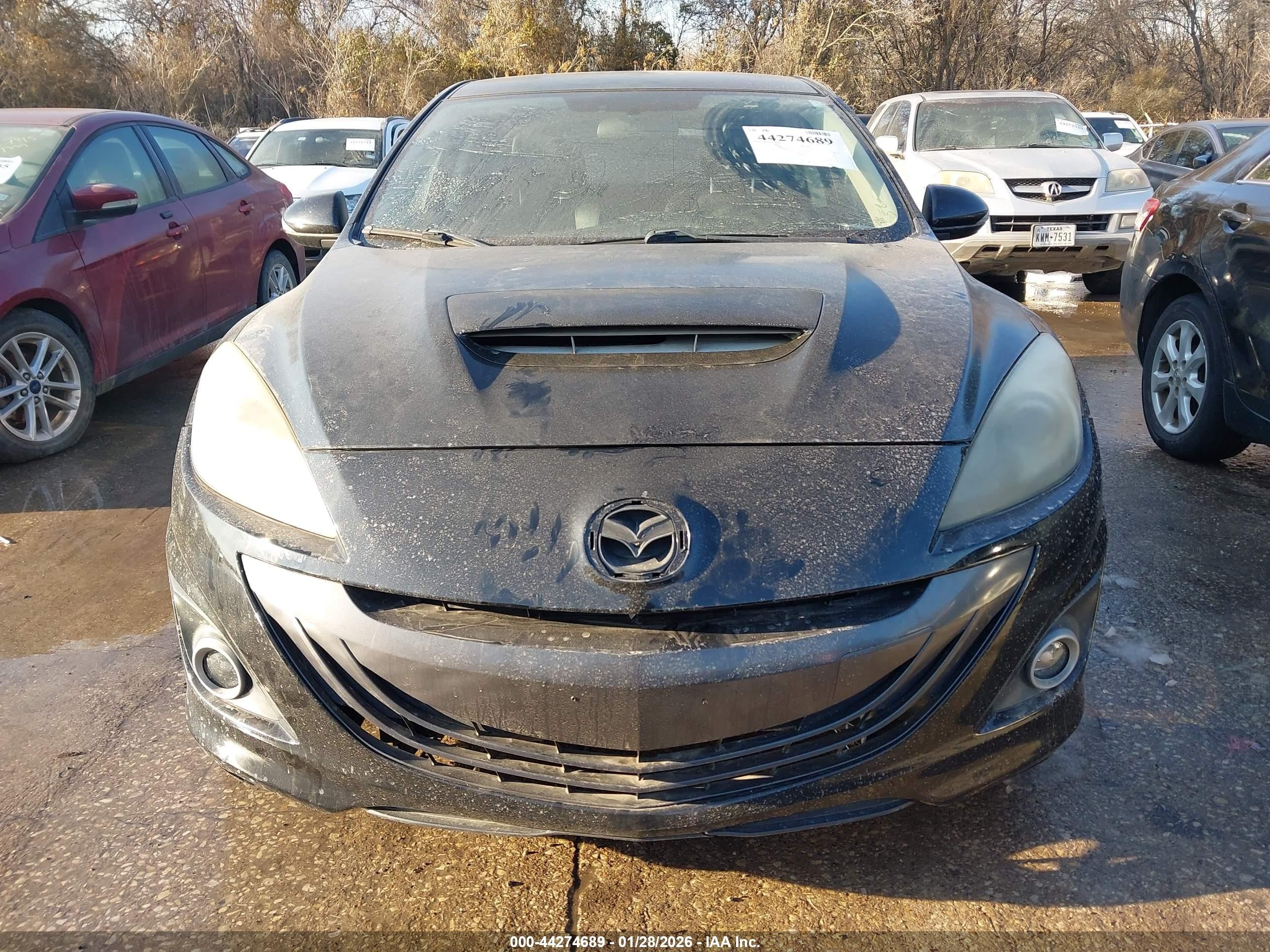 2012 Mazda Mazdaspeed3 Touring Черный vin: JM1BL1L35C1648461