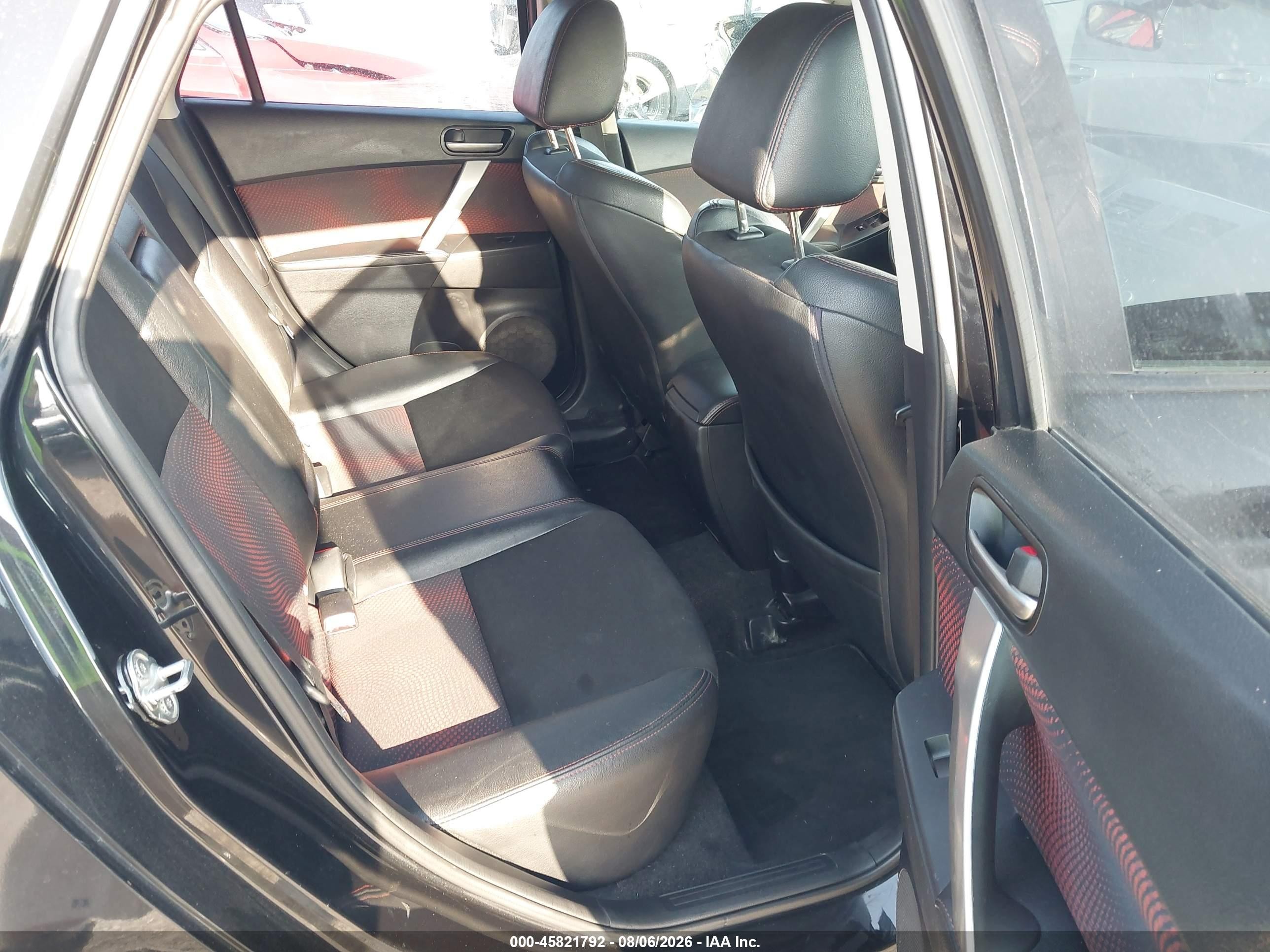 2012 Mazda Mazdaspeed3 Touring Черный vin: JM1BL1L35C1648461