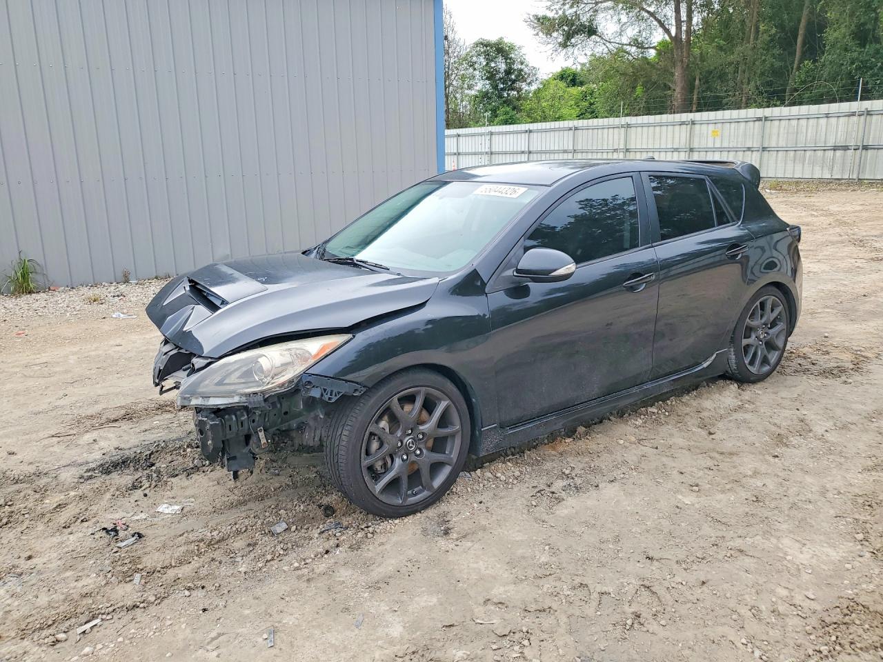 2013 Mazda Speed 3 Black vin: JM1BL1L35D1743121