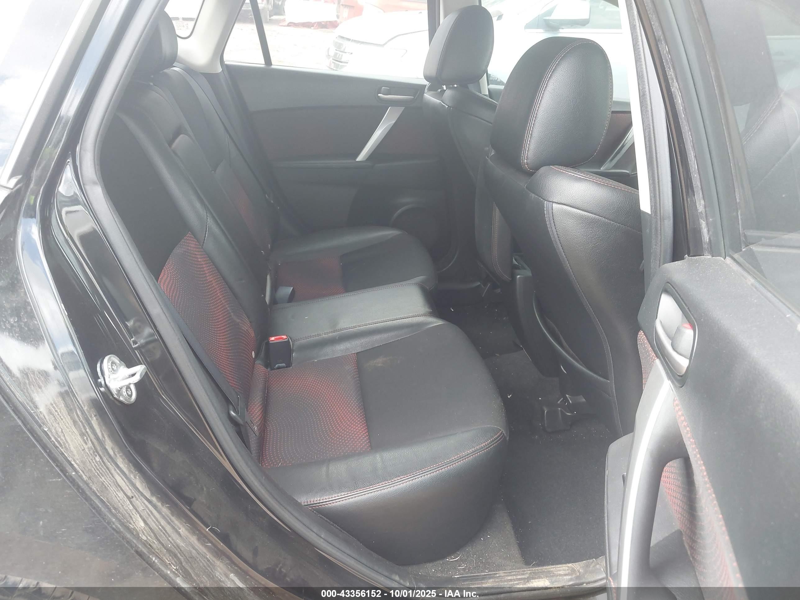 2012 Mazda Mazdaspeed3 Touring Черный vin: JM1BL1L36C1517734
