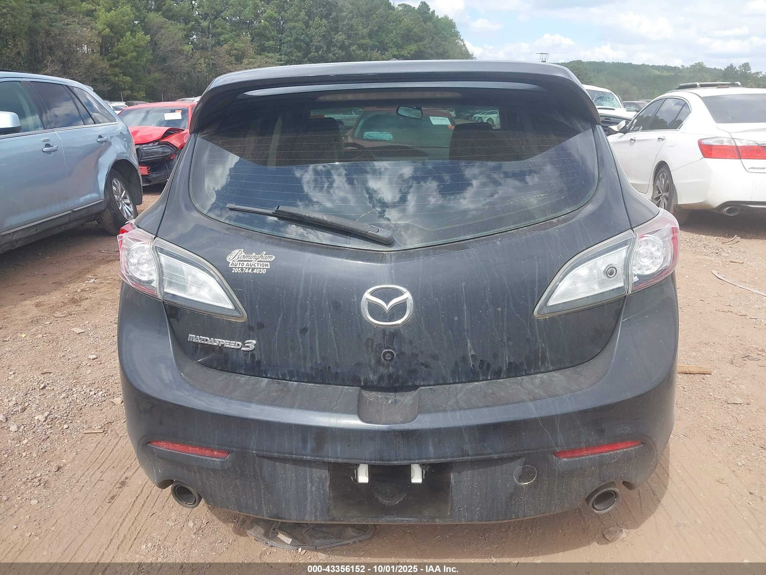 2012 Mazda Mazdaspeed3 Touring Черный vin: JM1BL1L36C1517734