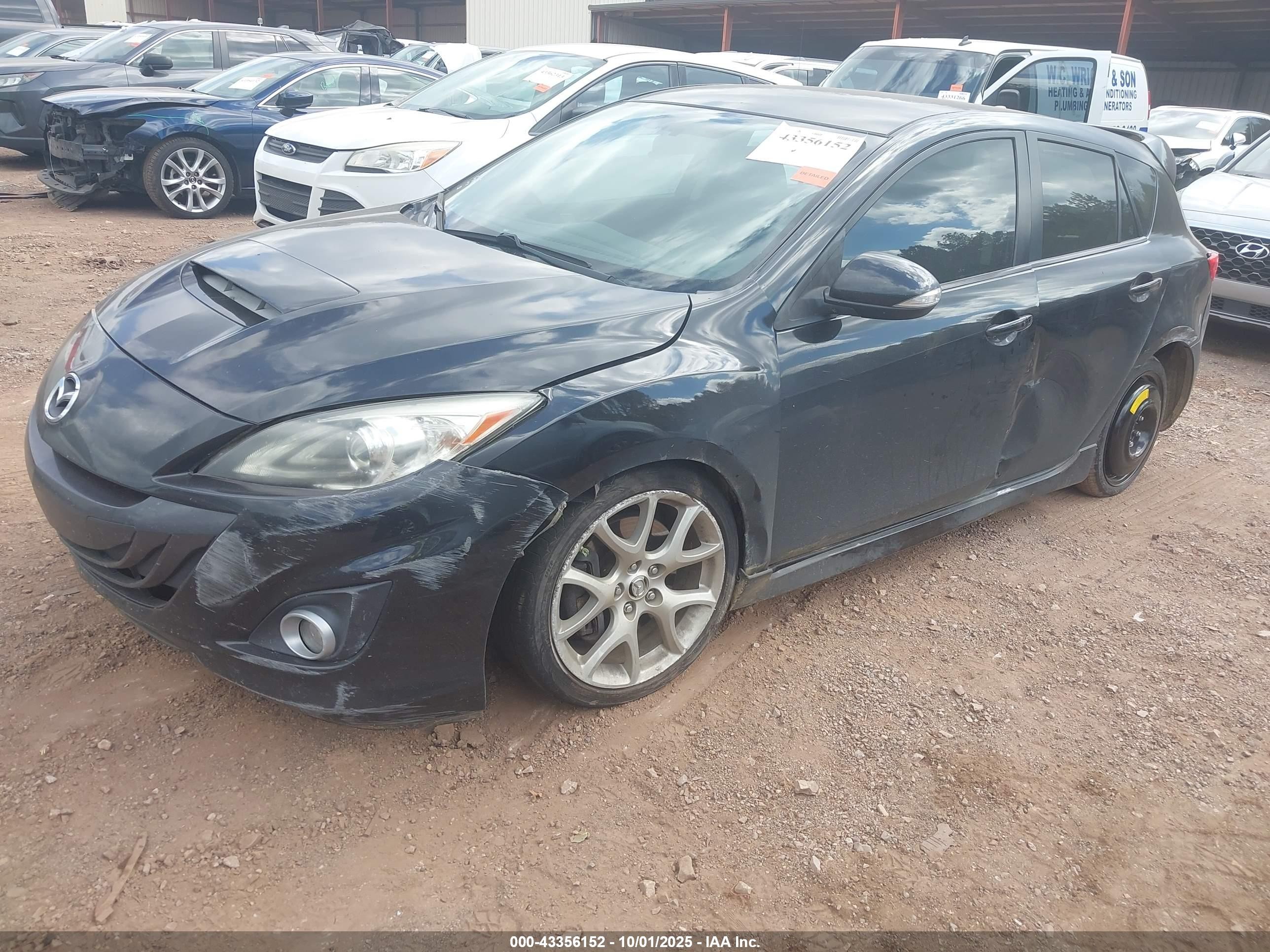 2012 Mazda Mazdaspeed3 Touring Черный vin: JM1BL1L36C1517734