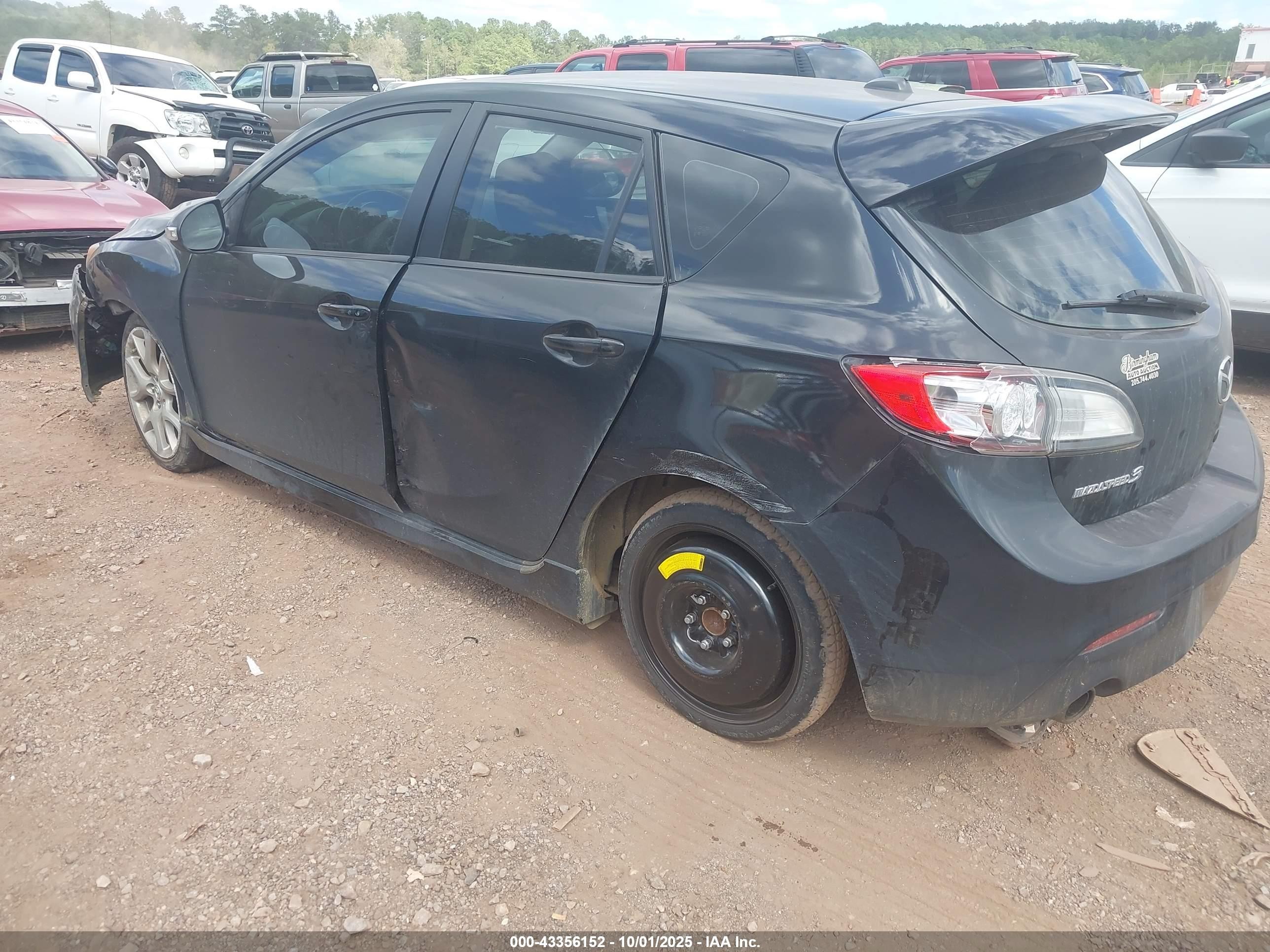 2012 Mazda Mazdaspeed3 Touring Черный vin: JM1BL1L36C1517734