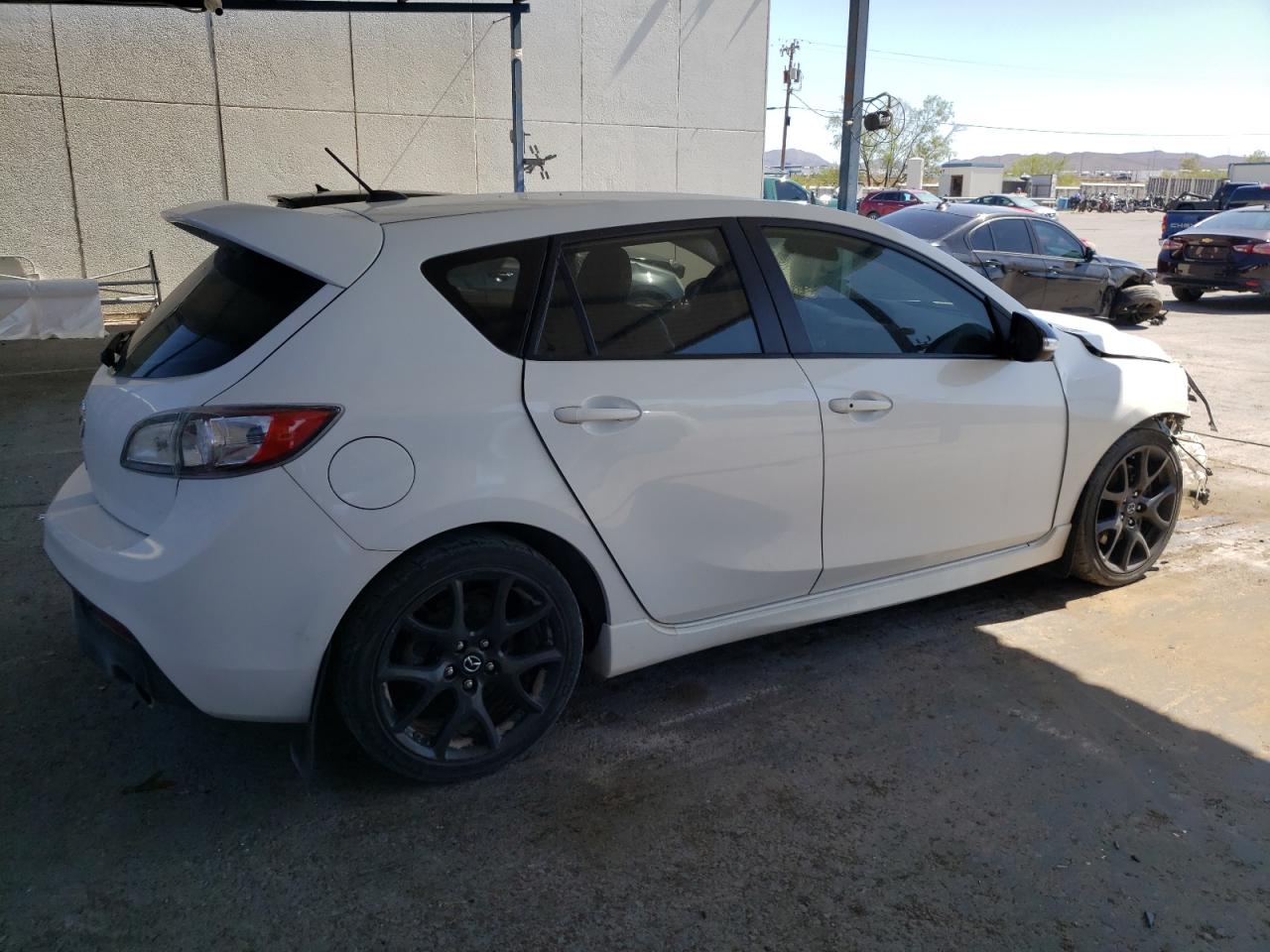 2013 Mazda Speed 3 White vin: JM1BL1L36D1761756