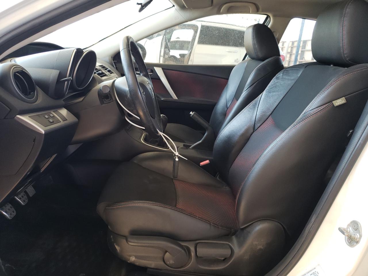 2013 Mazda Speed 3 White vin: JM1BL1L36D1761756