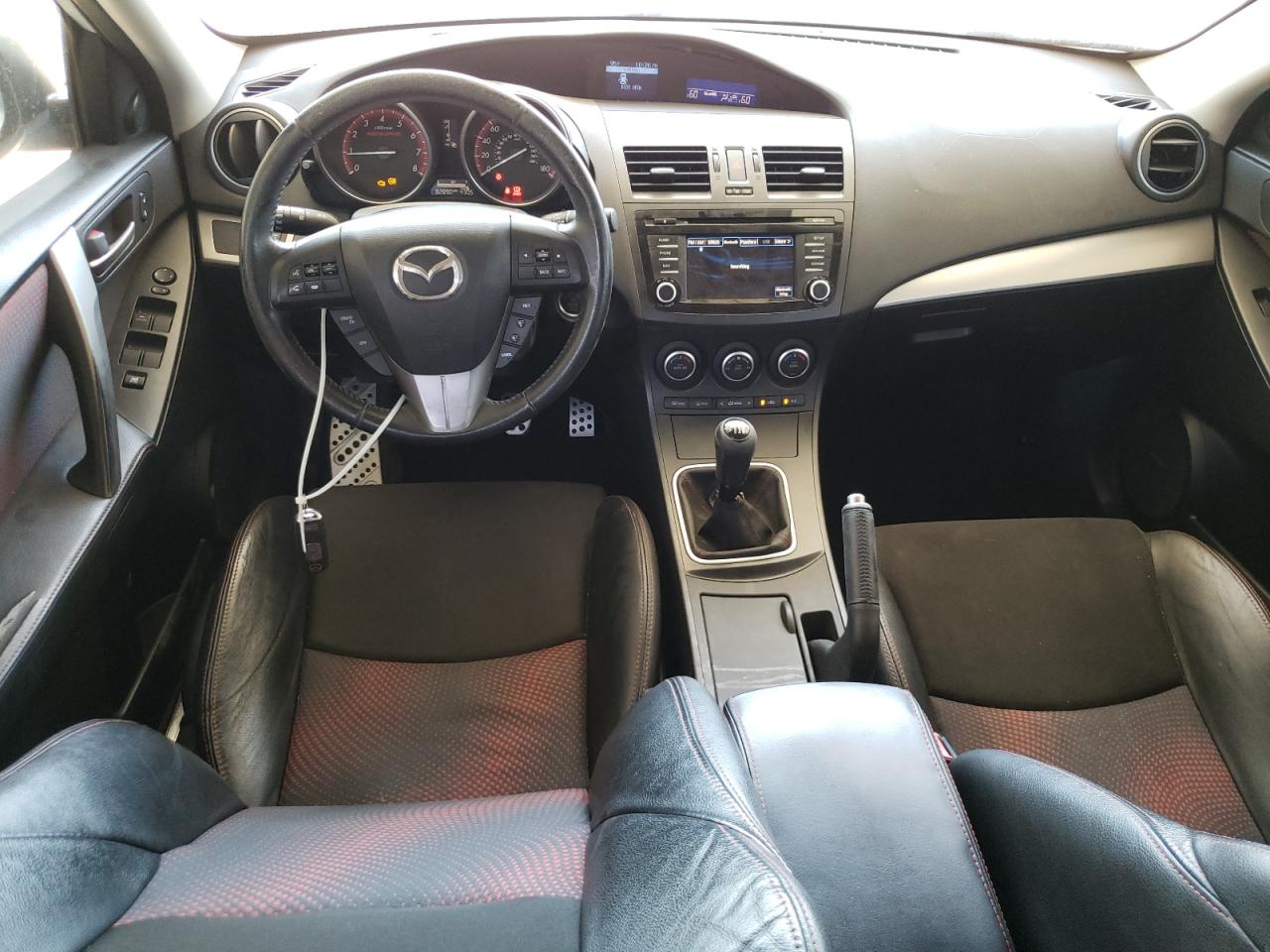 2013 Mazda Speed 3 White vin: JM1BL1L36D1761756