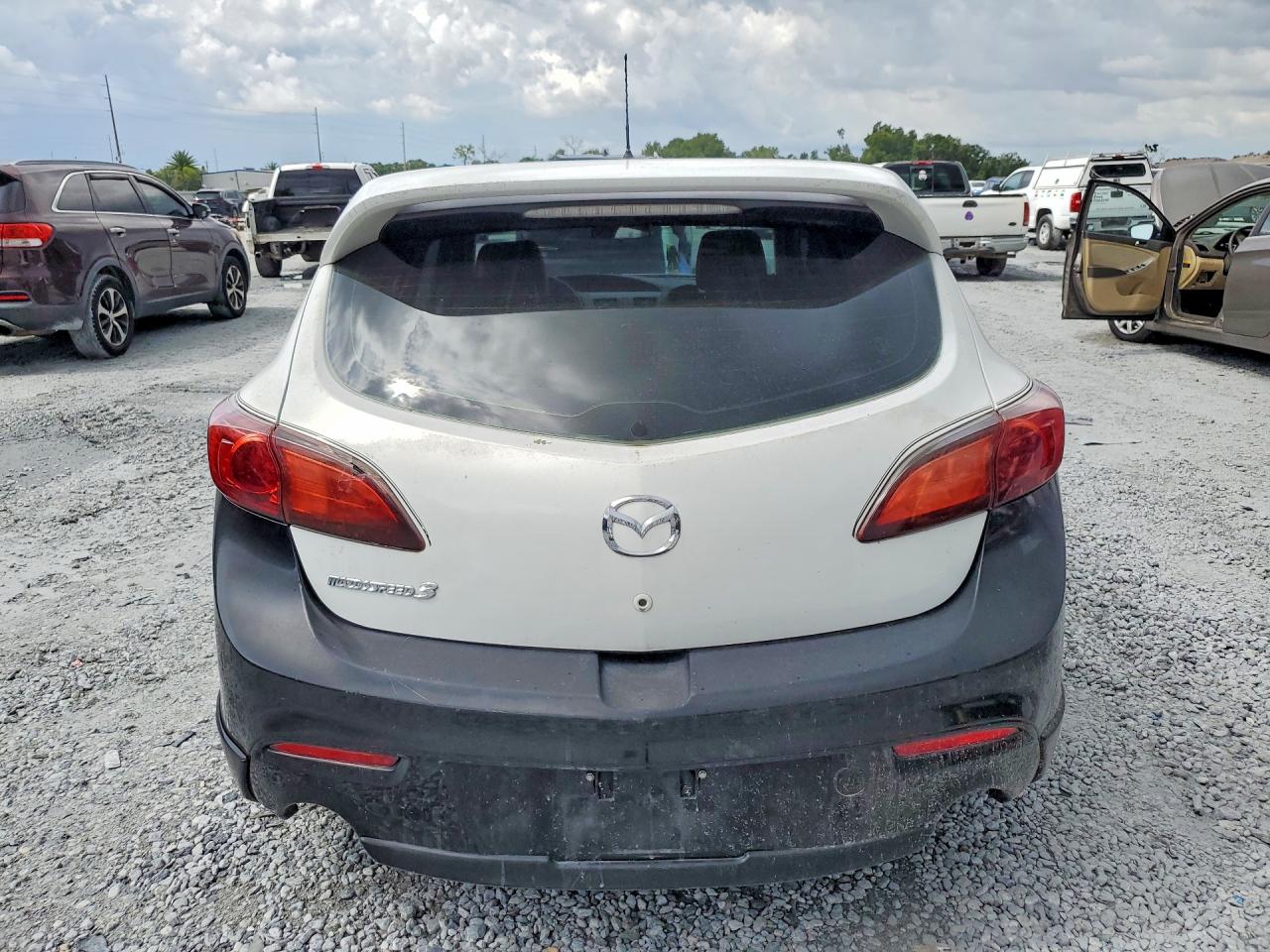 2012 Mazda Speed 3 White vin: JM1BL1L37C1535966