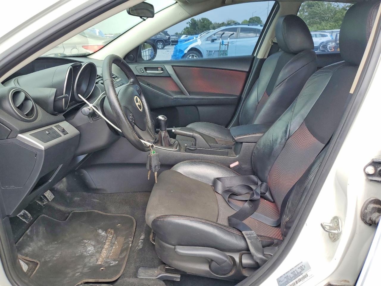 2012 Mazda Speed 3 White vin: JM1BL1L37C1535966