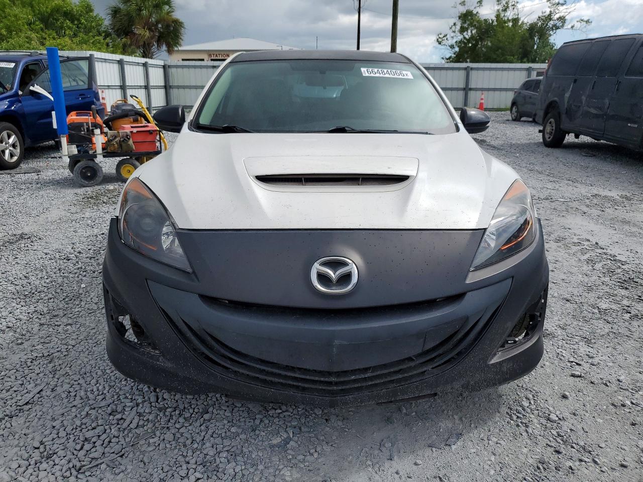 2012 Mazda Speed 3 White vin: JM1BL1L37C1535966