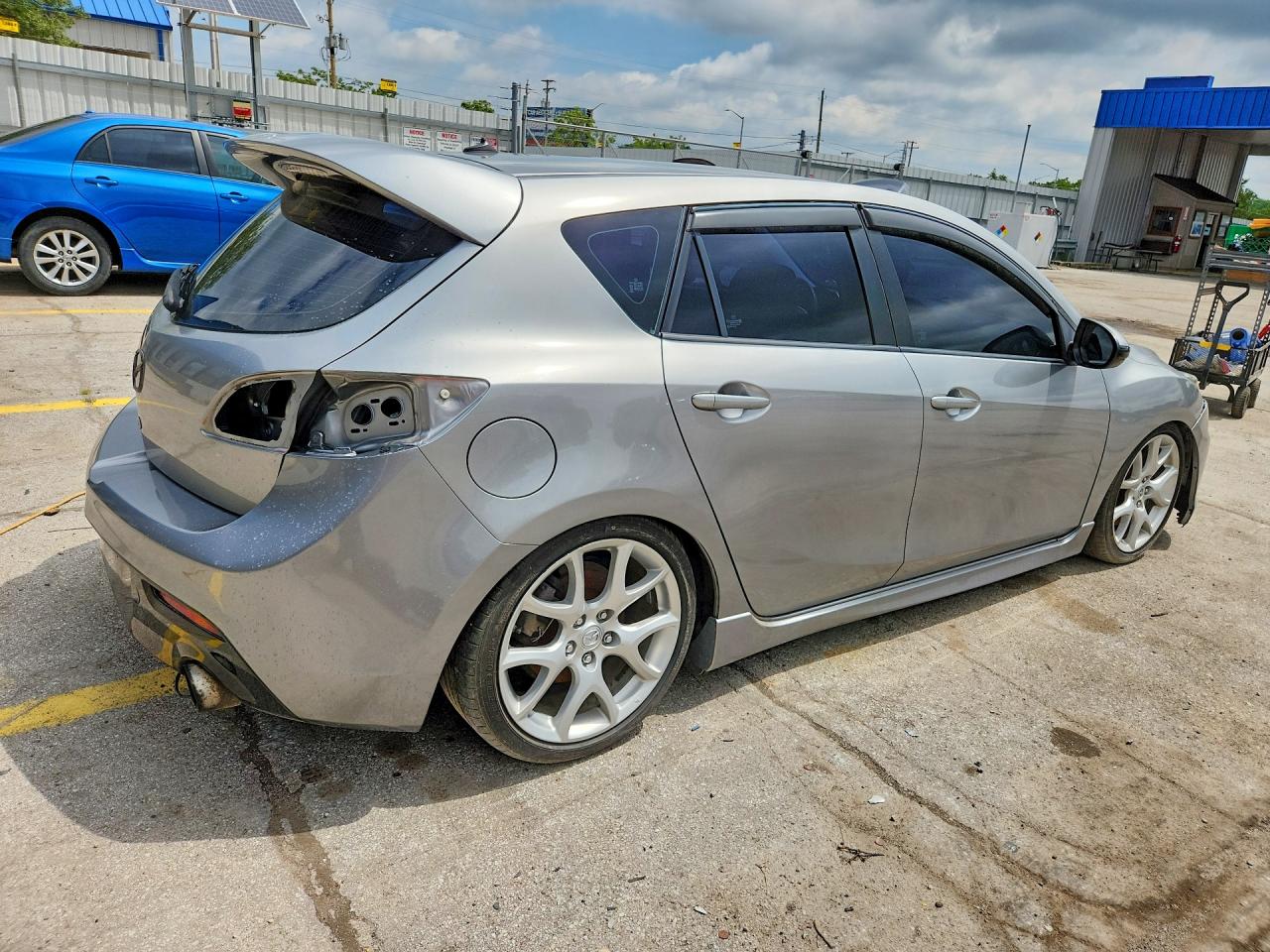 2012 Mazda Speed 3 Silver vin: JM1BL1L38C1577255
