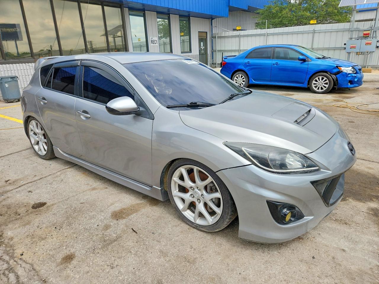 2012 Mazda Speed 3 Silver vin: JM1BL1L38C1577255