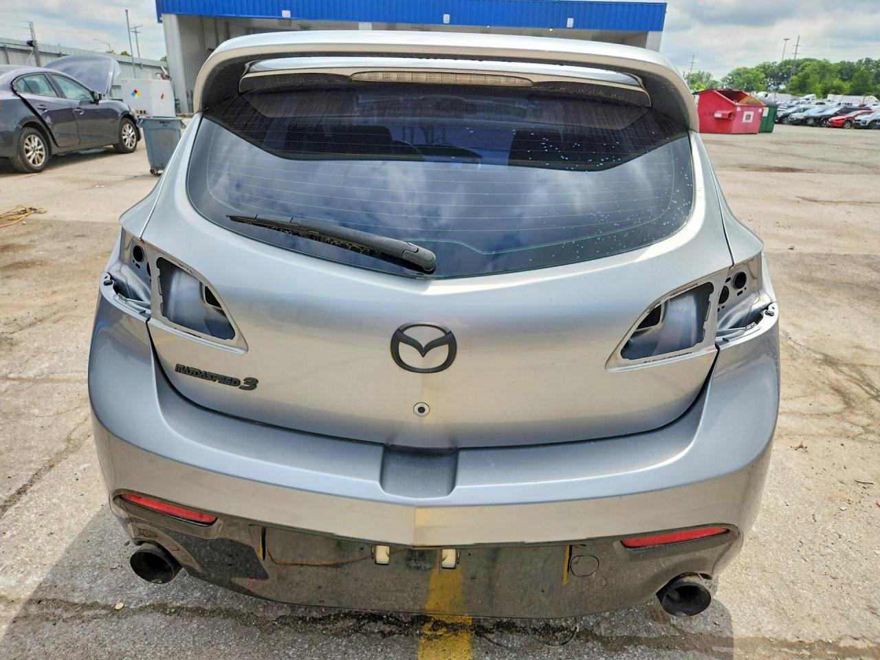 2012 Mazda Speed 3 Silver vin: JM1BL1L38C1577255