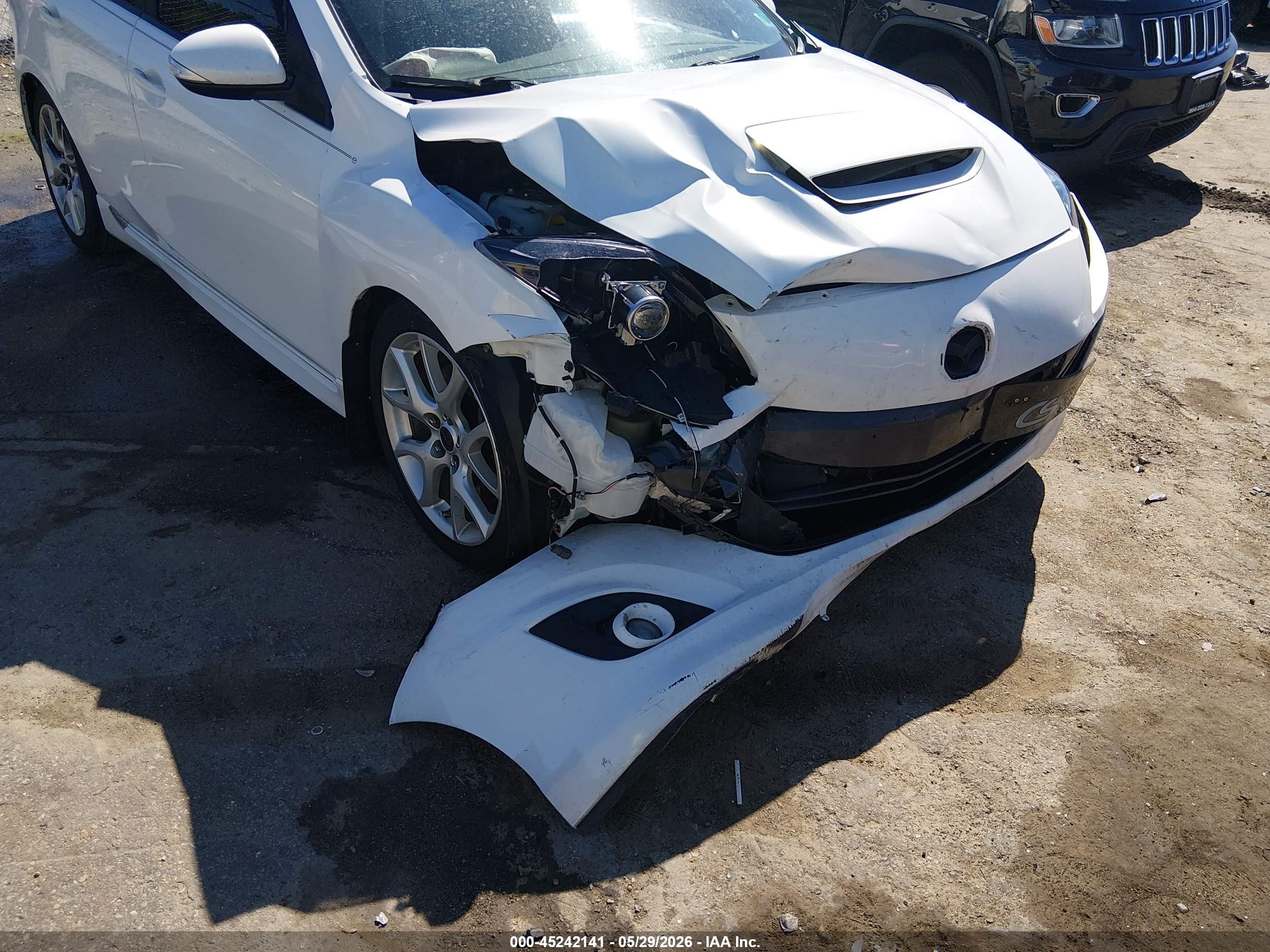 2012 Mazda Mazdaspeed3 Touring White vin: JM1BL1L38C1646977