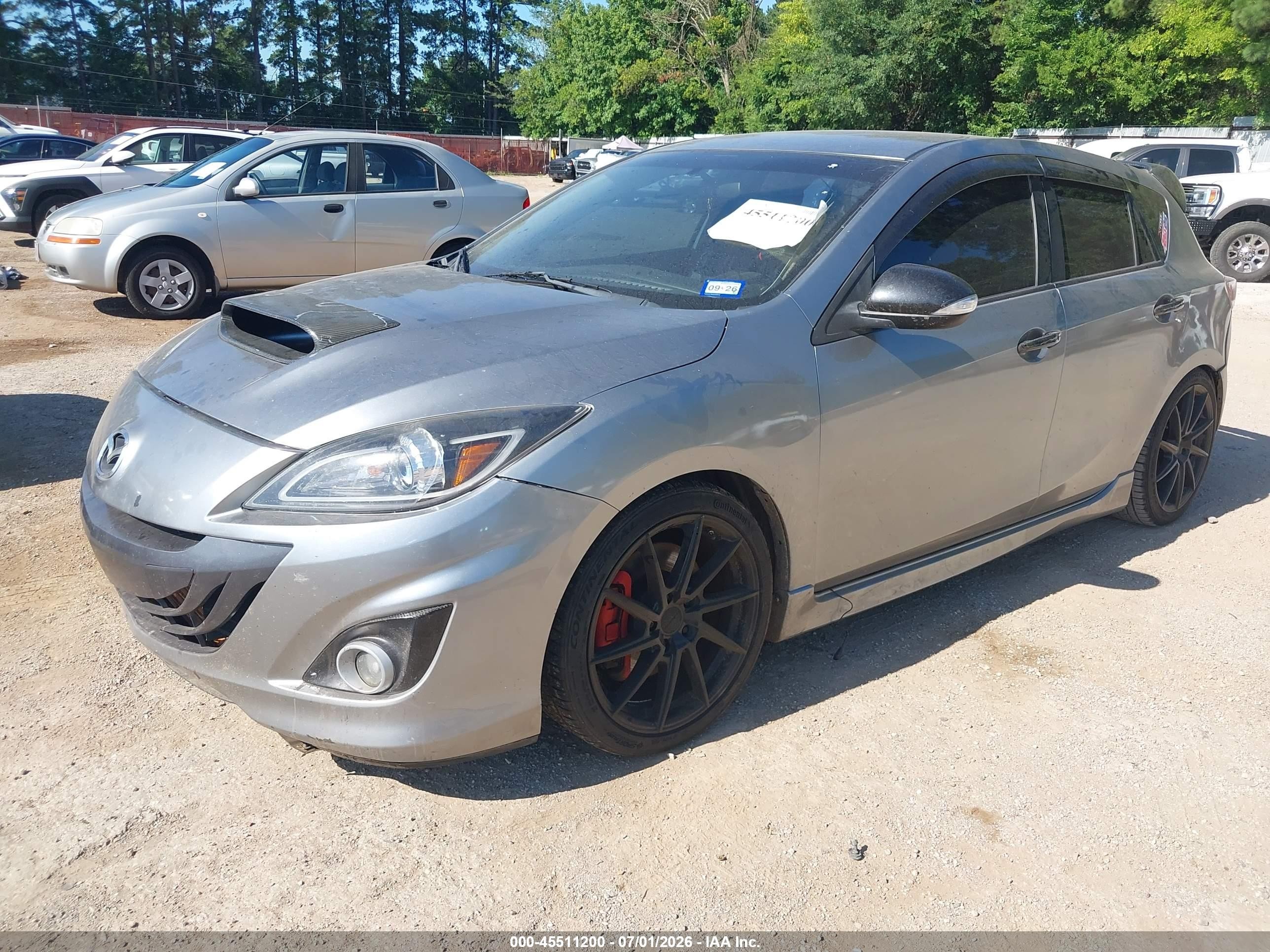 2013 Mazda Mazdaspeed3 Touring Silver vin: JM1BL1L38D1715605