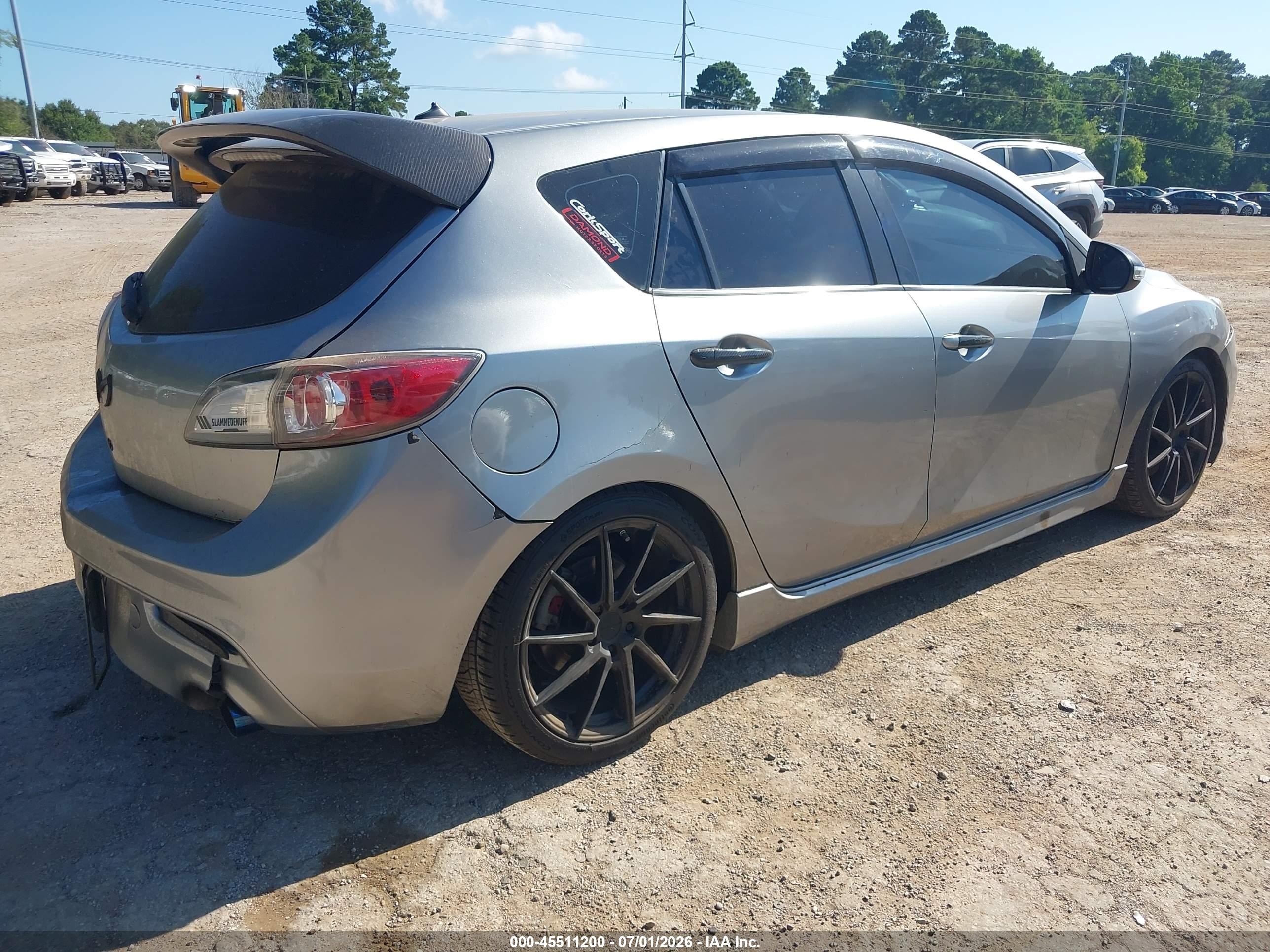 2013 Mazda Mazdaspeed3 Touring Silver vin: JM1BL1L38D1715605