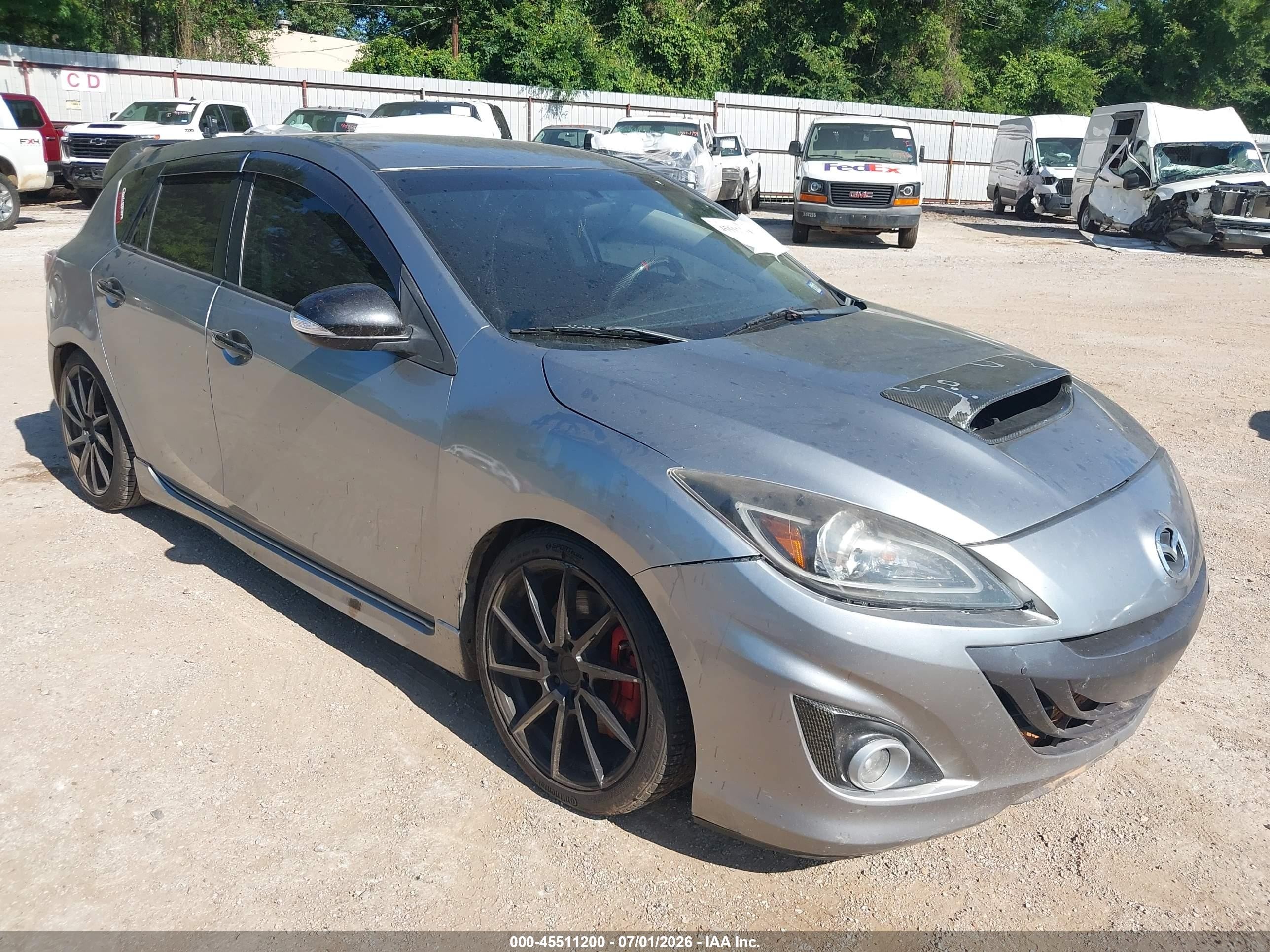 2013 Mazda Mazdaspeed3 Touring Silver vin: JM1BL1L38D1715605