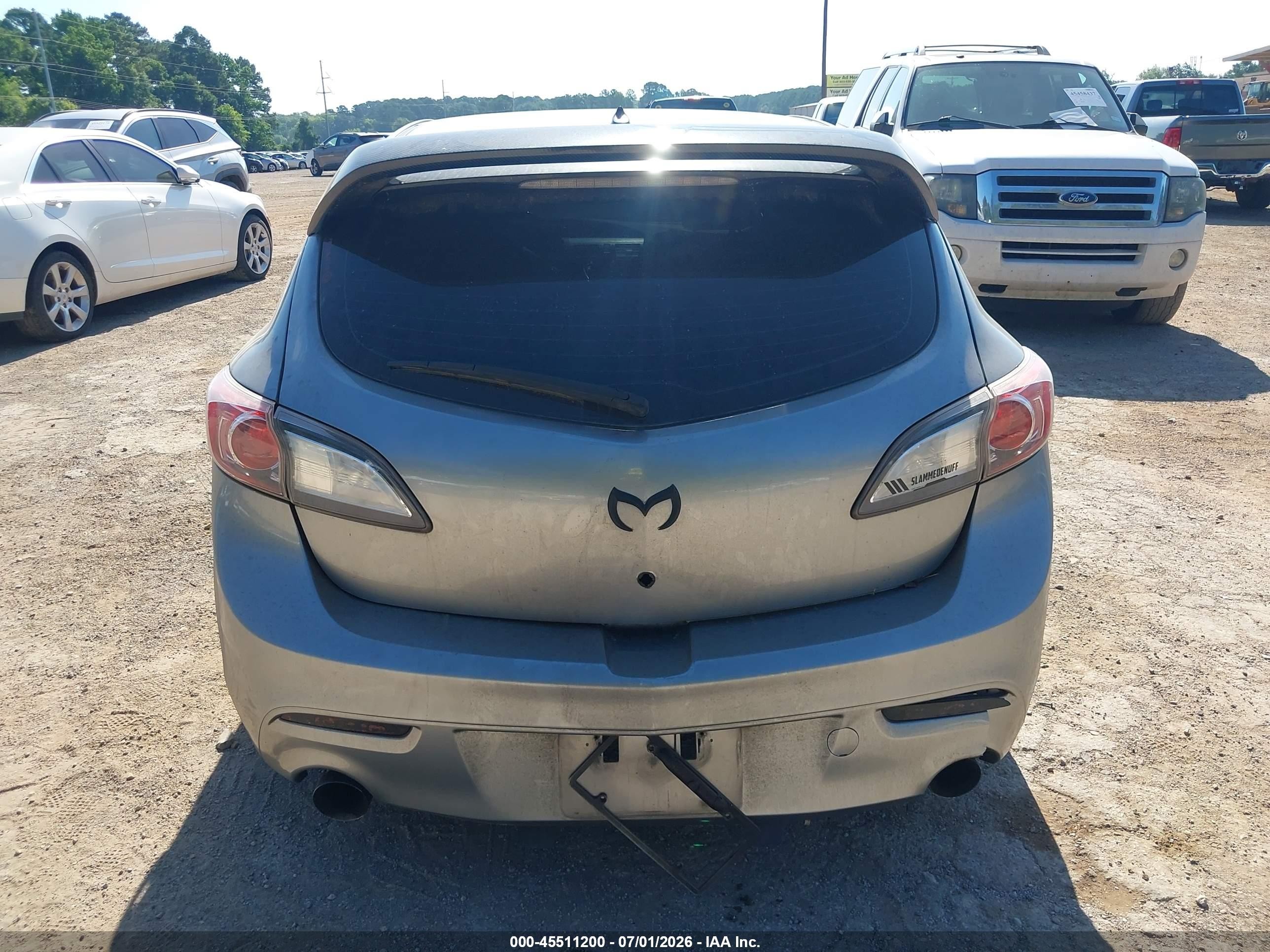 2013 Mazda Mazdaspeed3 Touring Silver vin: JM1BL1L38D1715605
