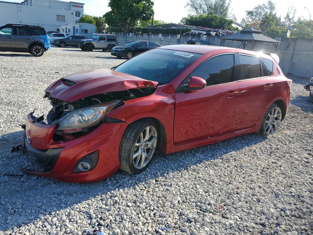 2012 Mazda Speed 3 Red vin: JM1BL1L39C1521793
