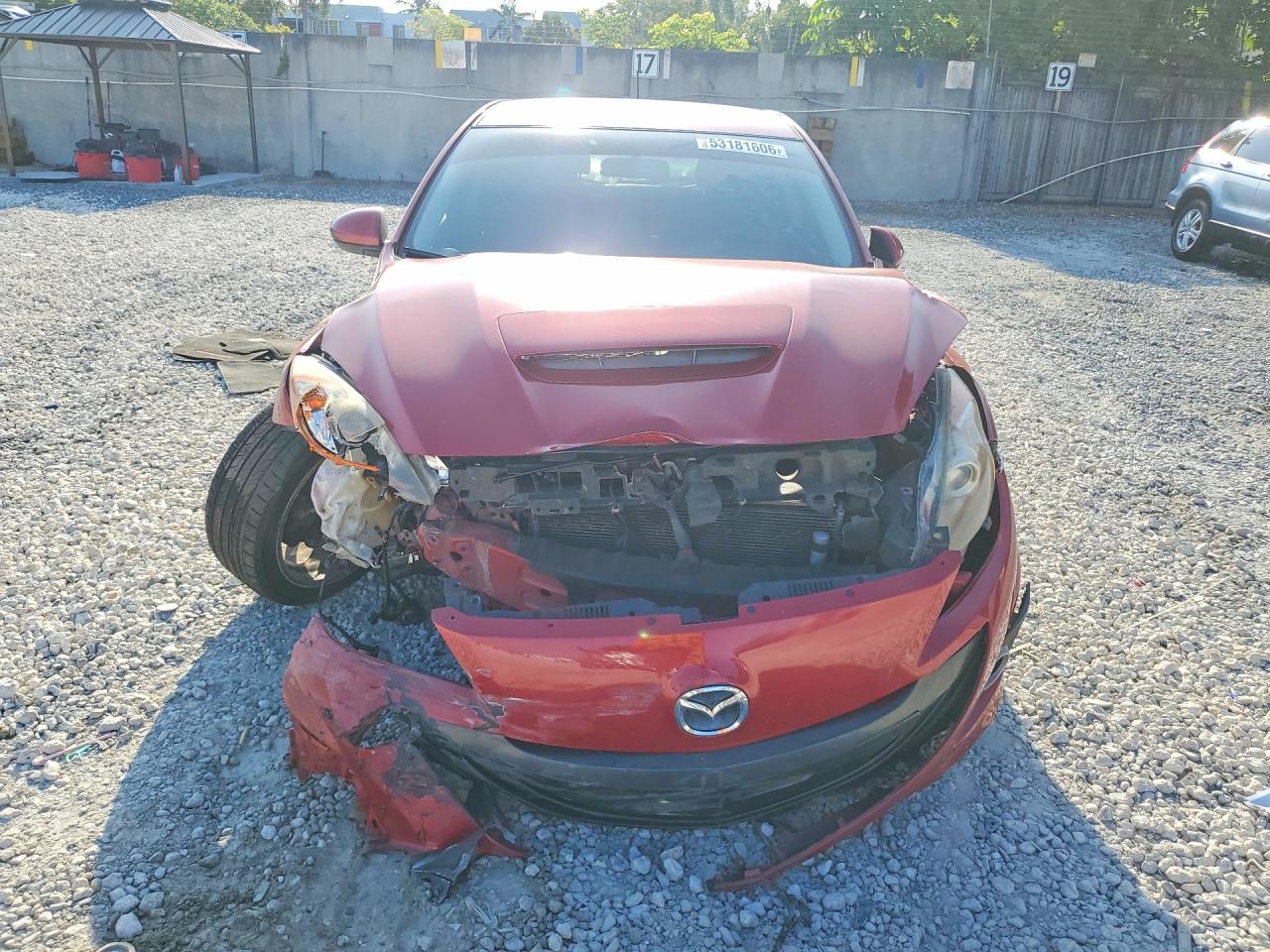 2012 Mazda Speed 3 Красный vin: JM1BL1L39C1521793
