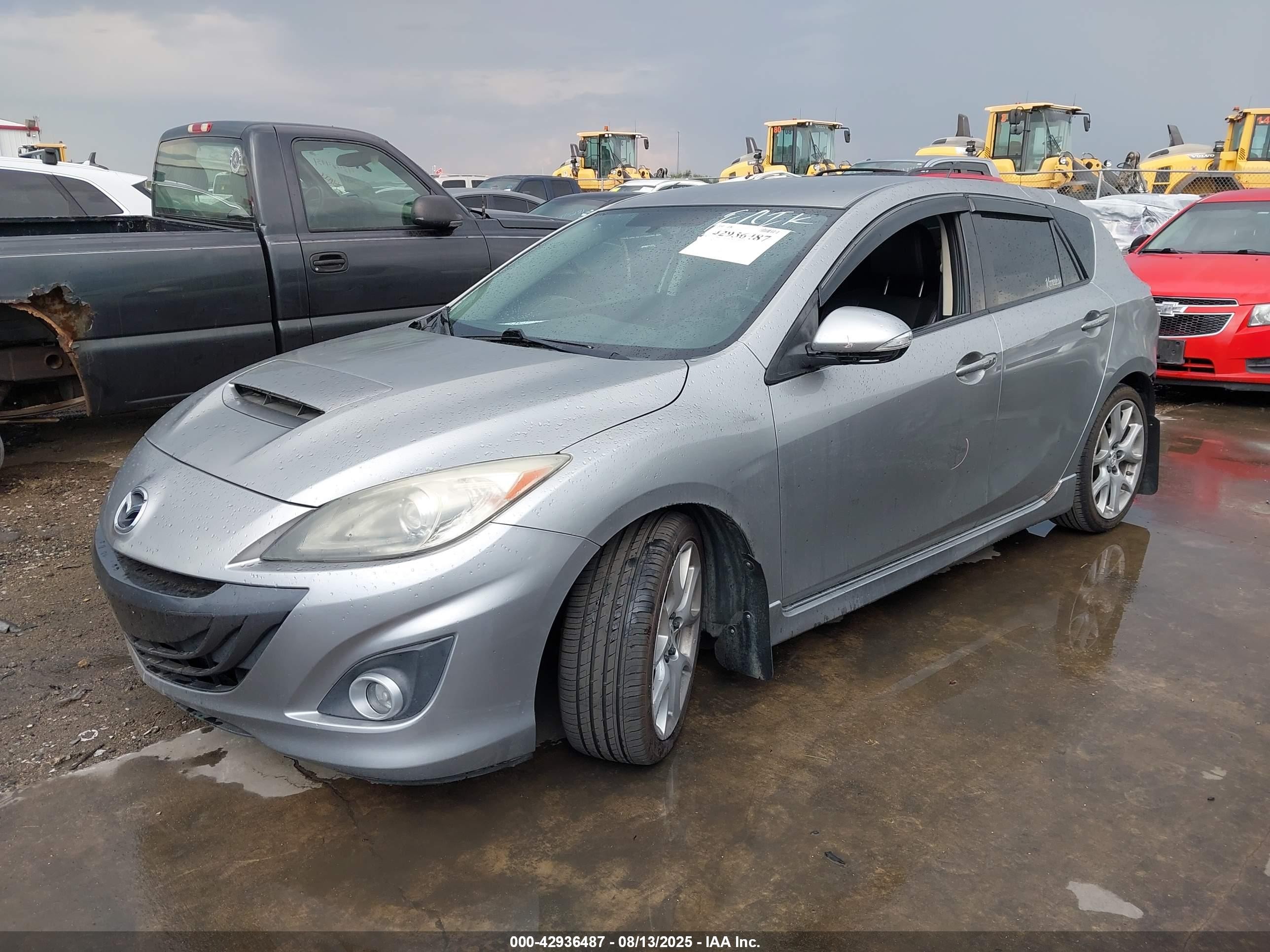 2012 Mazda Mazdaspeed3 Touring Silver vin: JM1BL1L39C1594467