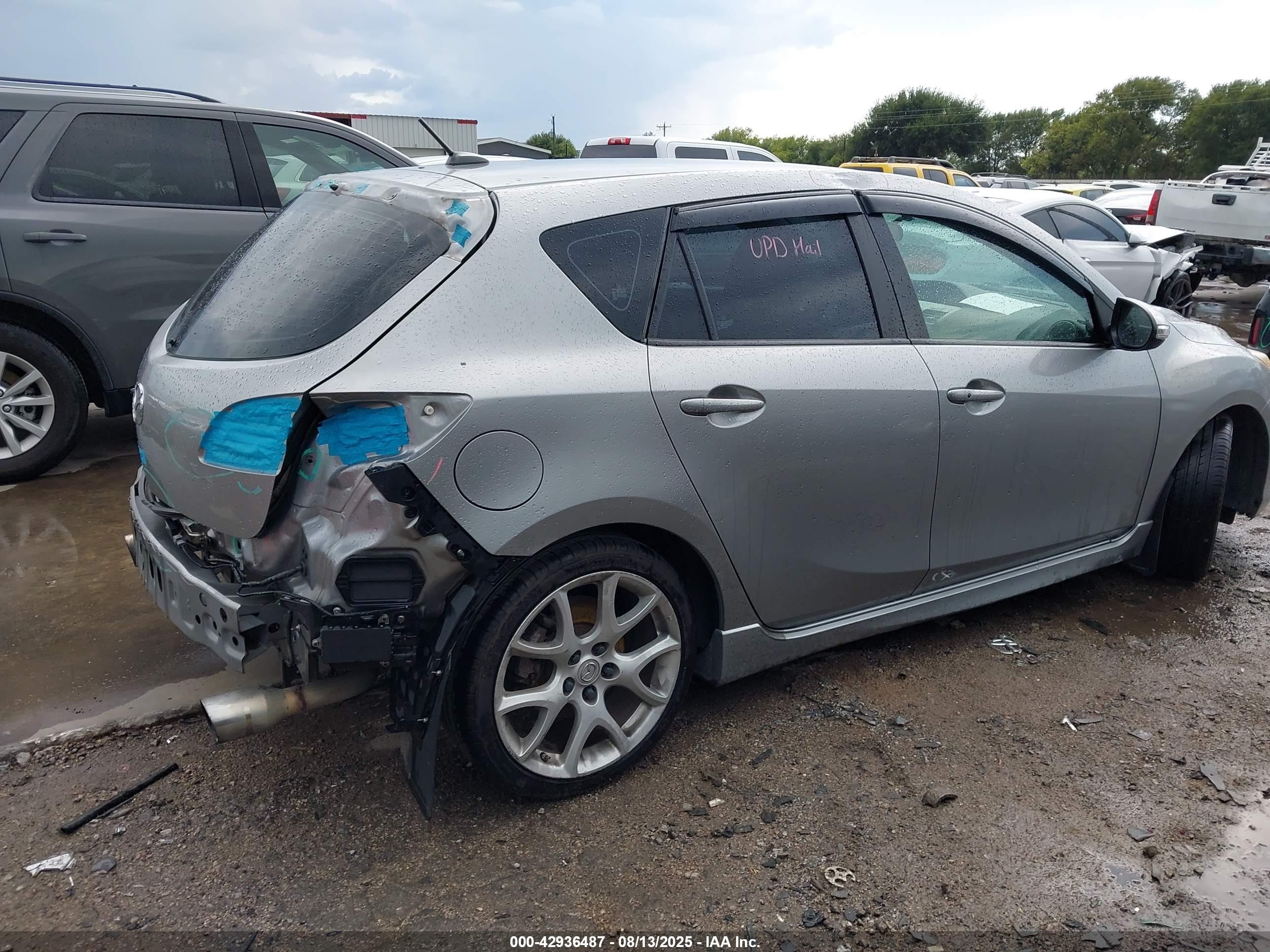 2012 Mazda Mazdaspeed3 Touring Silver vin: JM1BL1L39C1594467
