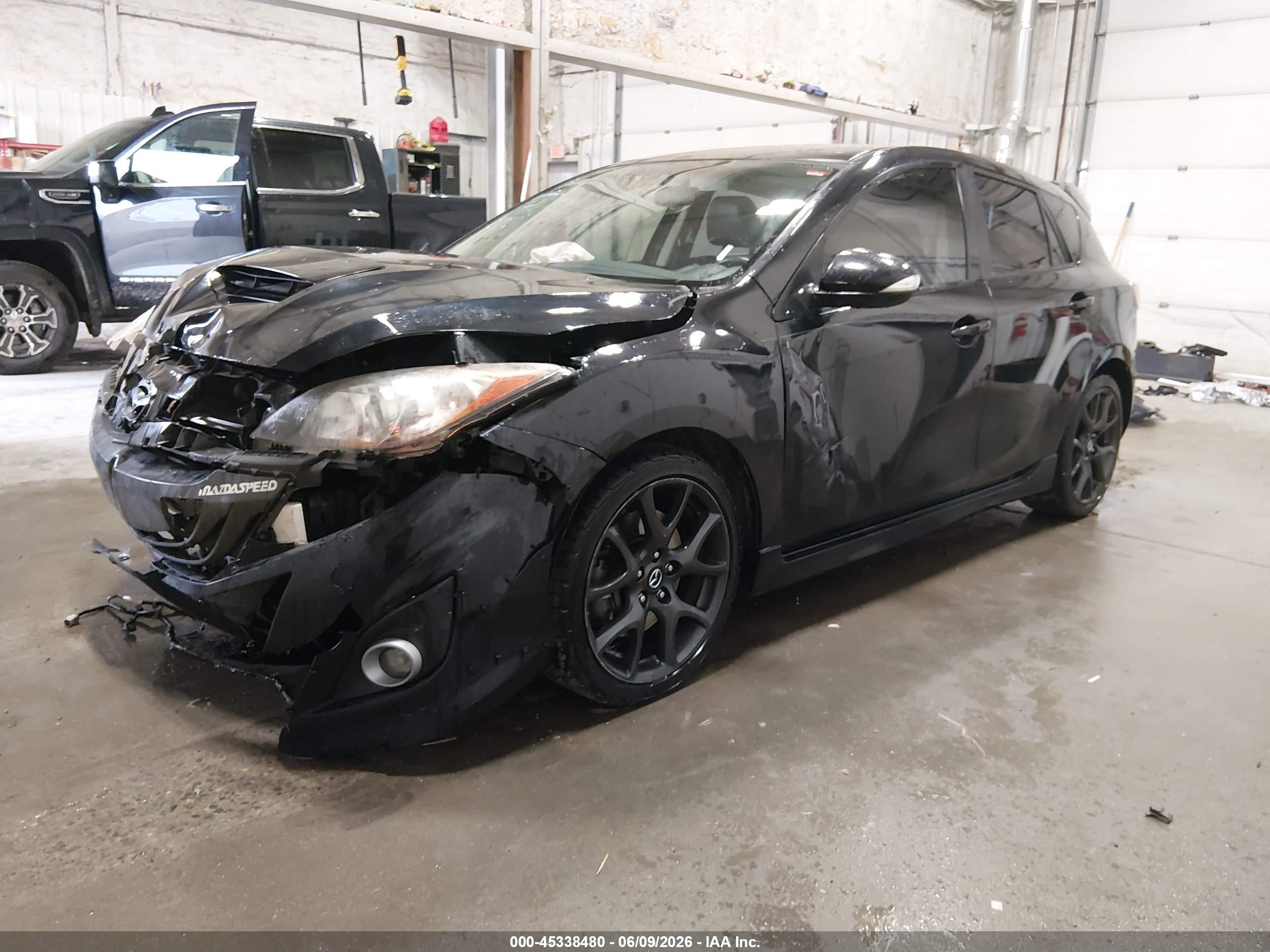 2013 Mazda Mazdaspeed3 Touring Синий vin: JM1BL1L3XD1780178