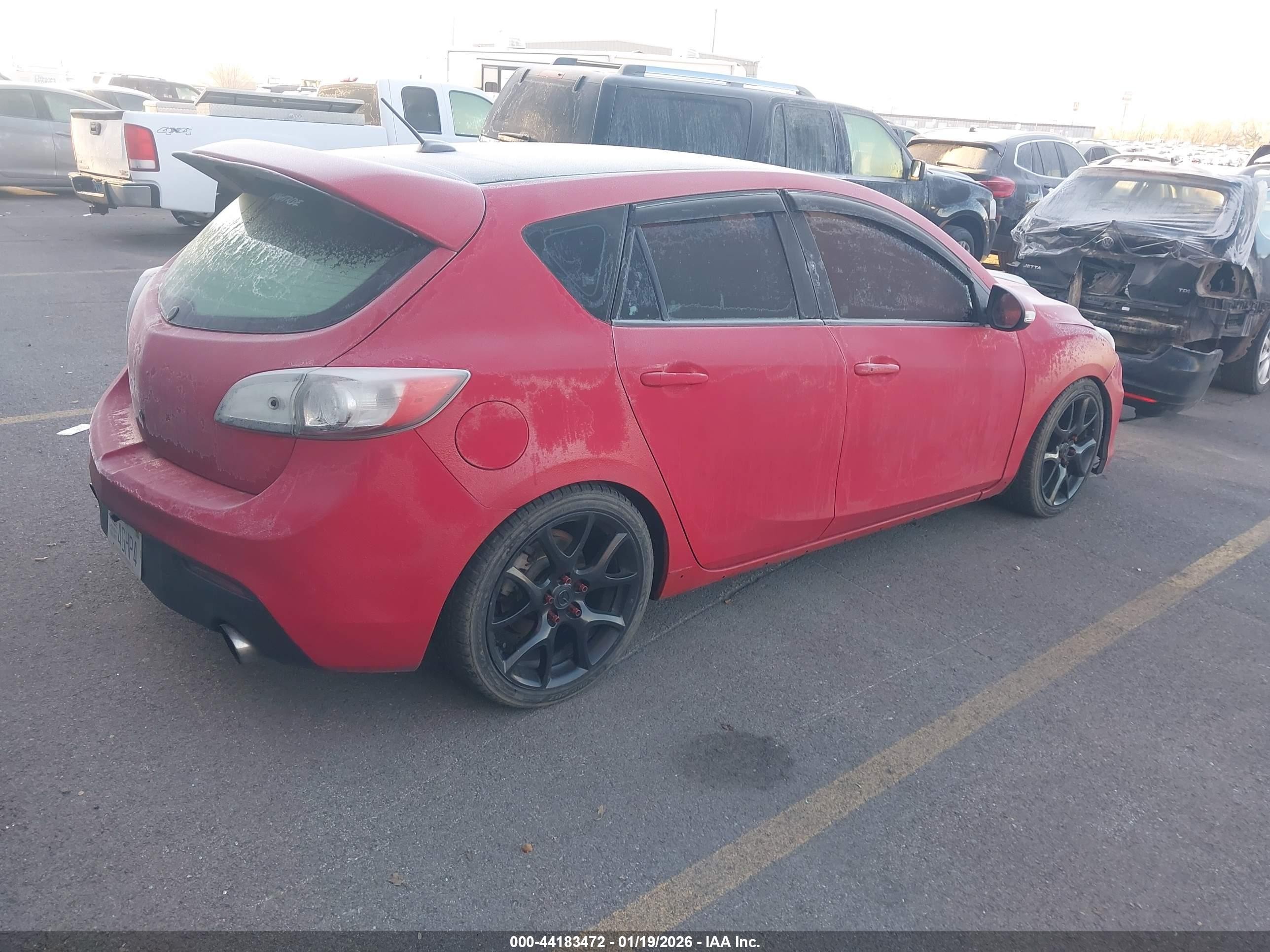 2012 Mazda Mazdaspeed3 Touring Красный vin: JM1BL1L40C1525336