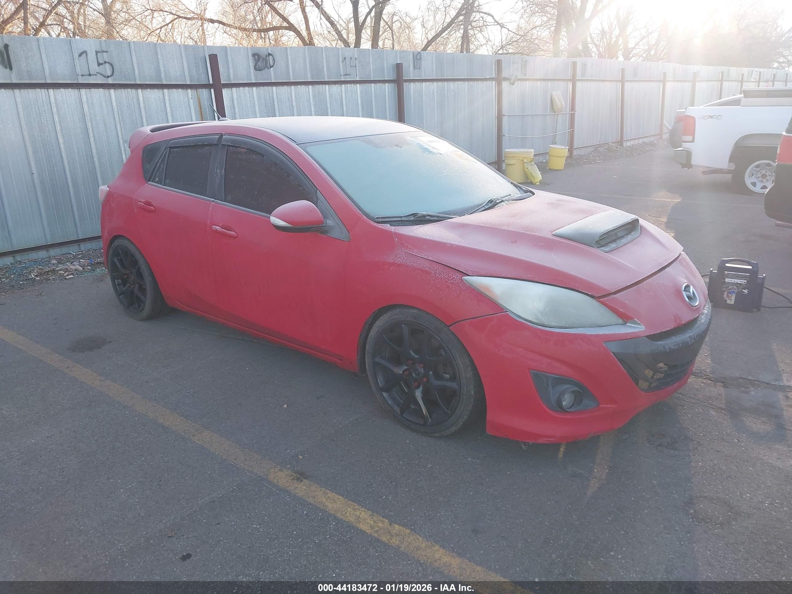 2012 Mazda Mazdaspeed3 Touring Красный vin: JM1BL1L40C1525336