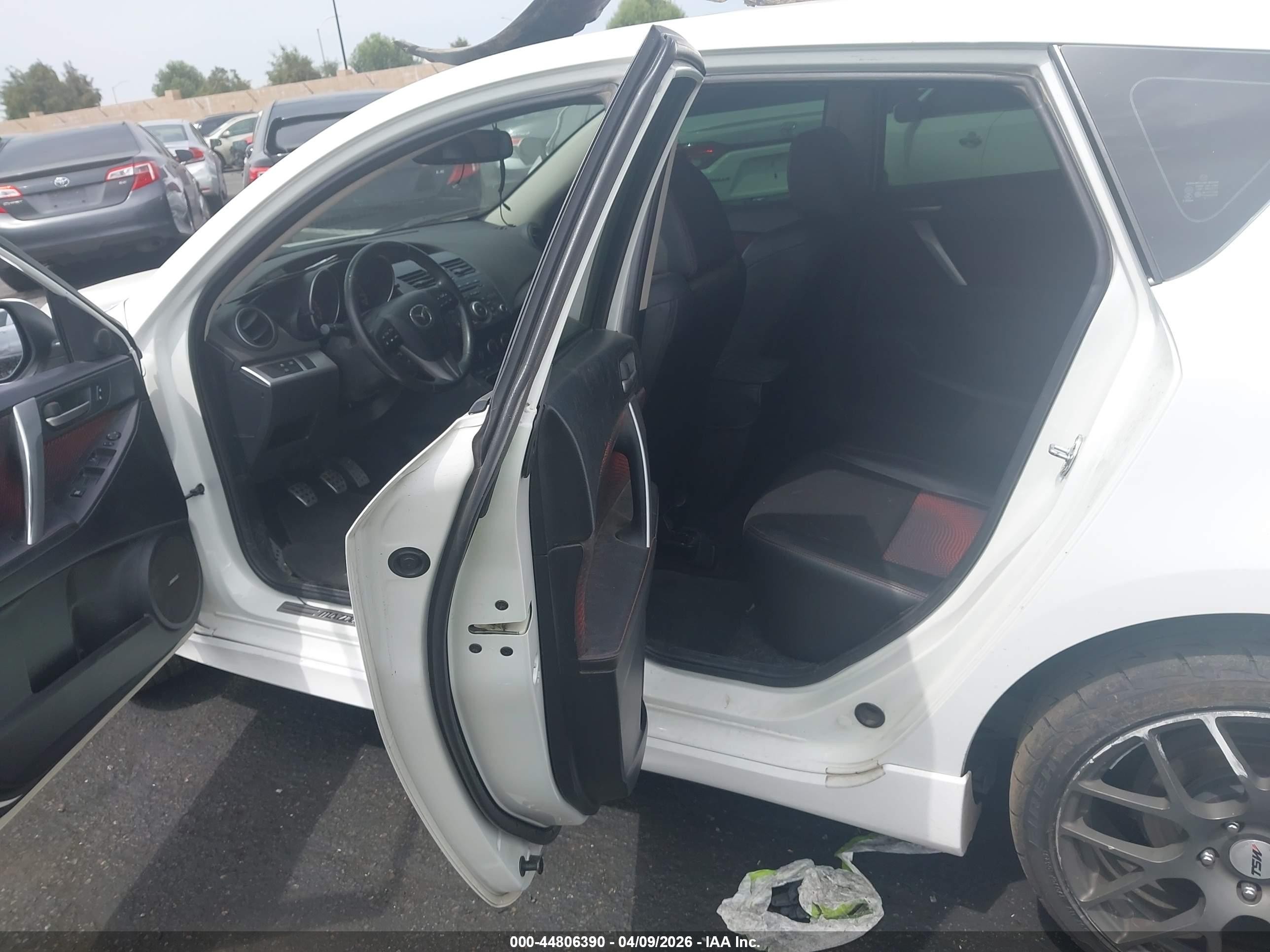 2012 Mazda Mazdaspeed3 Touring White vin: JM1BL1L40C1574388