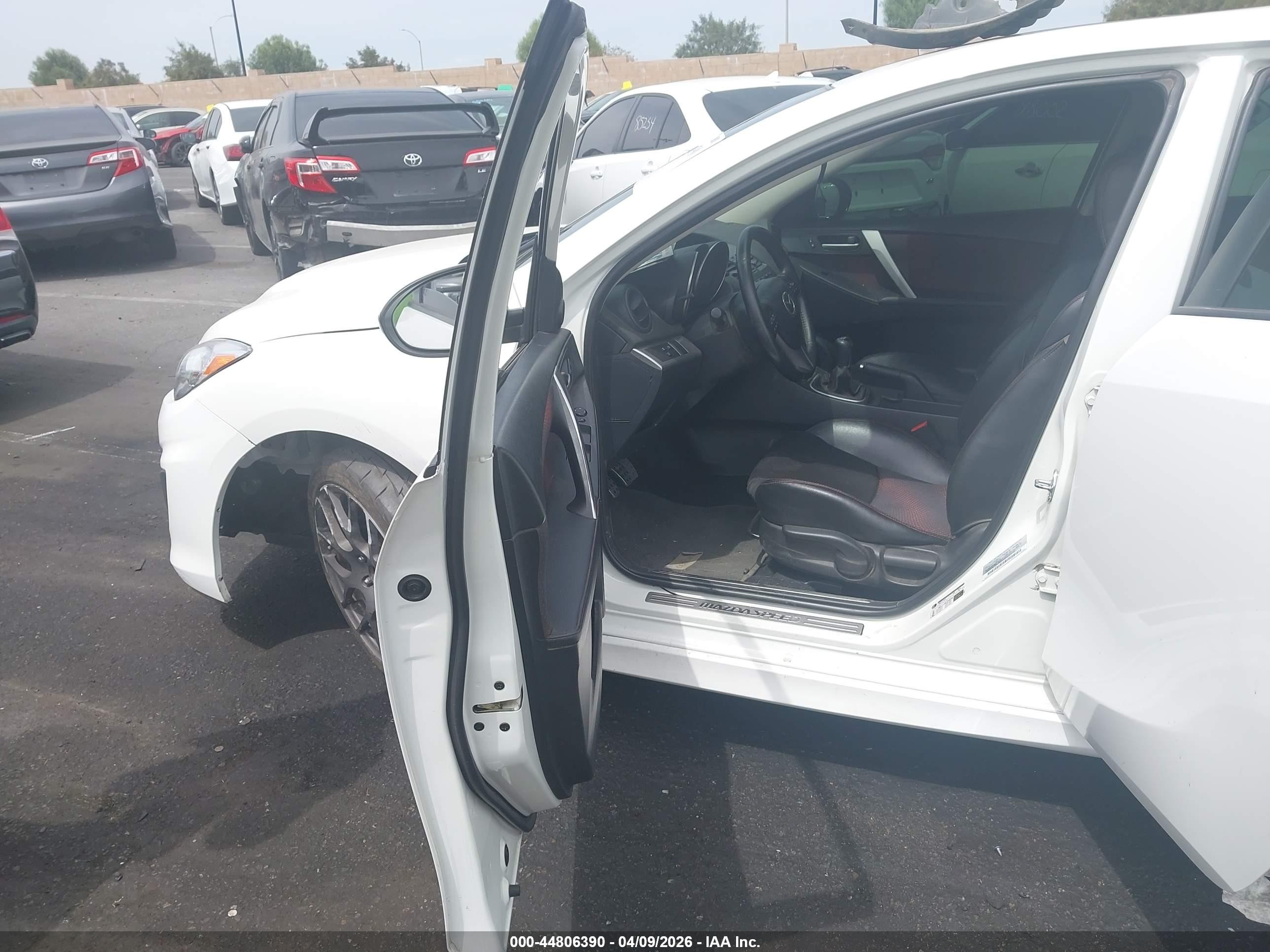 2012 Mazda Mazdaspeed3 Touring White vin: JM1BL1L40C1574388