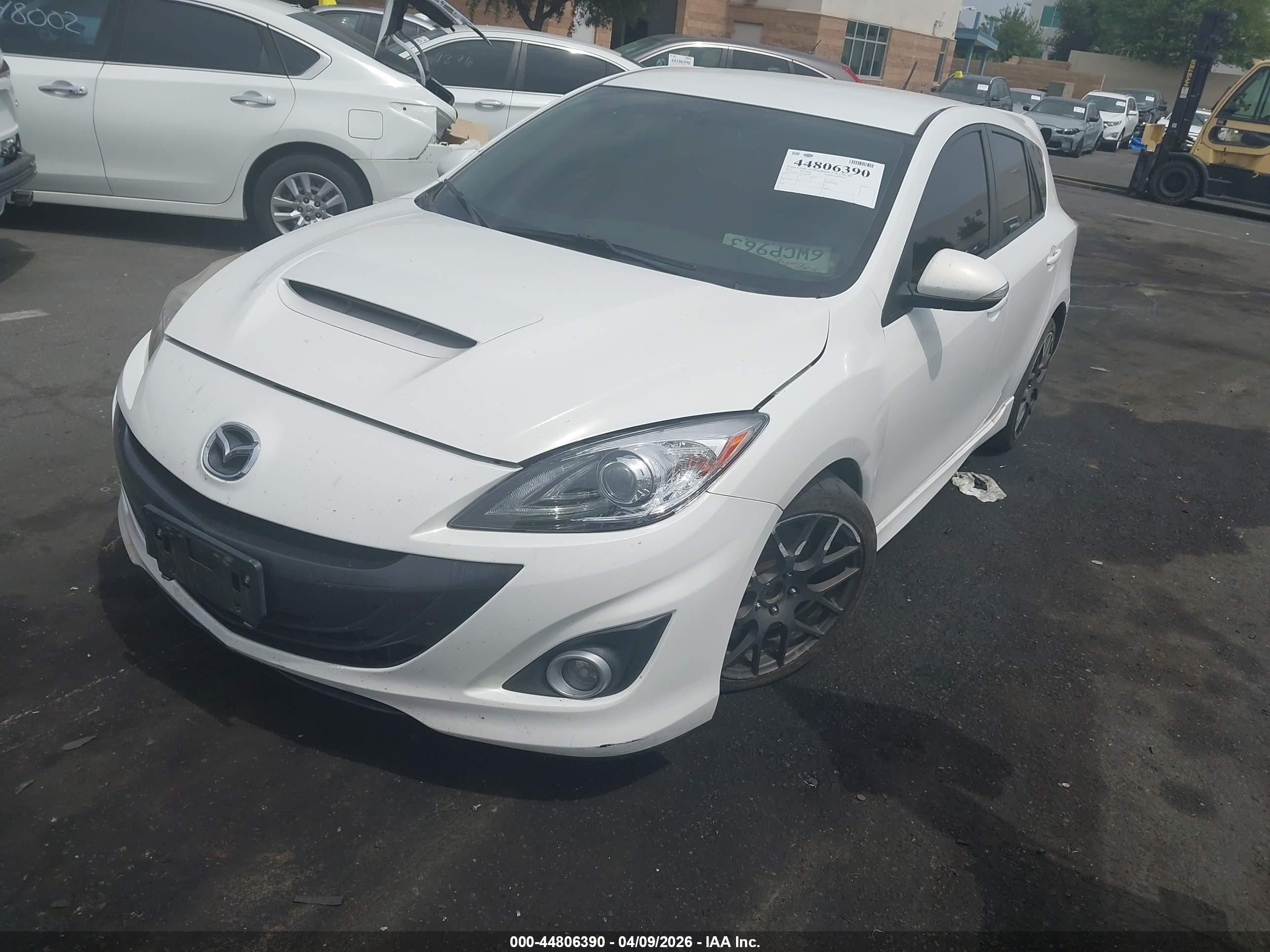 2012 Mazda Mazdaspeed3 Touring White vin: JM1BL1L40C1574388