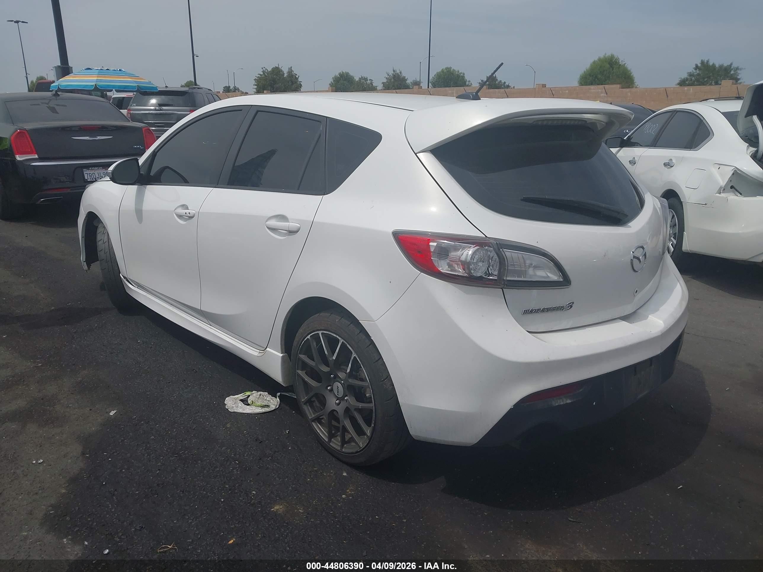 2012 Mazda Mazdaspeed3 Touring White vin: JM1BL1L40C1574388