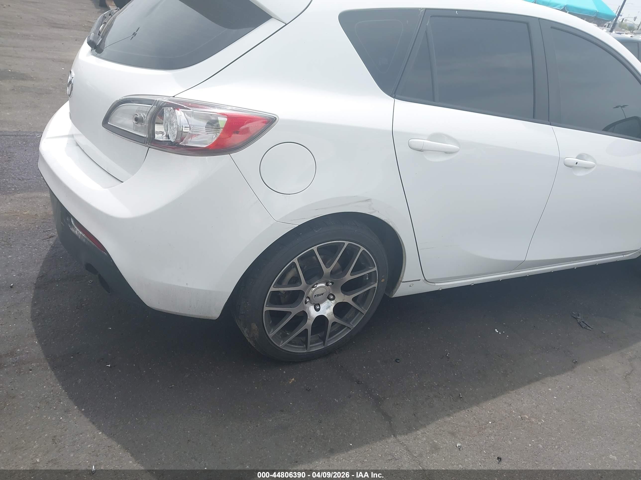 2012 Mazda Mazdaspeed3 Touring White vin: JM1BL1L40C1574388