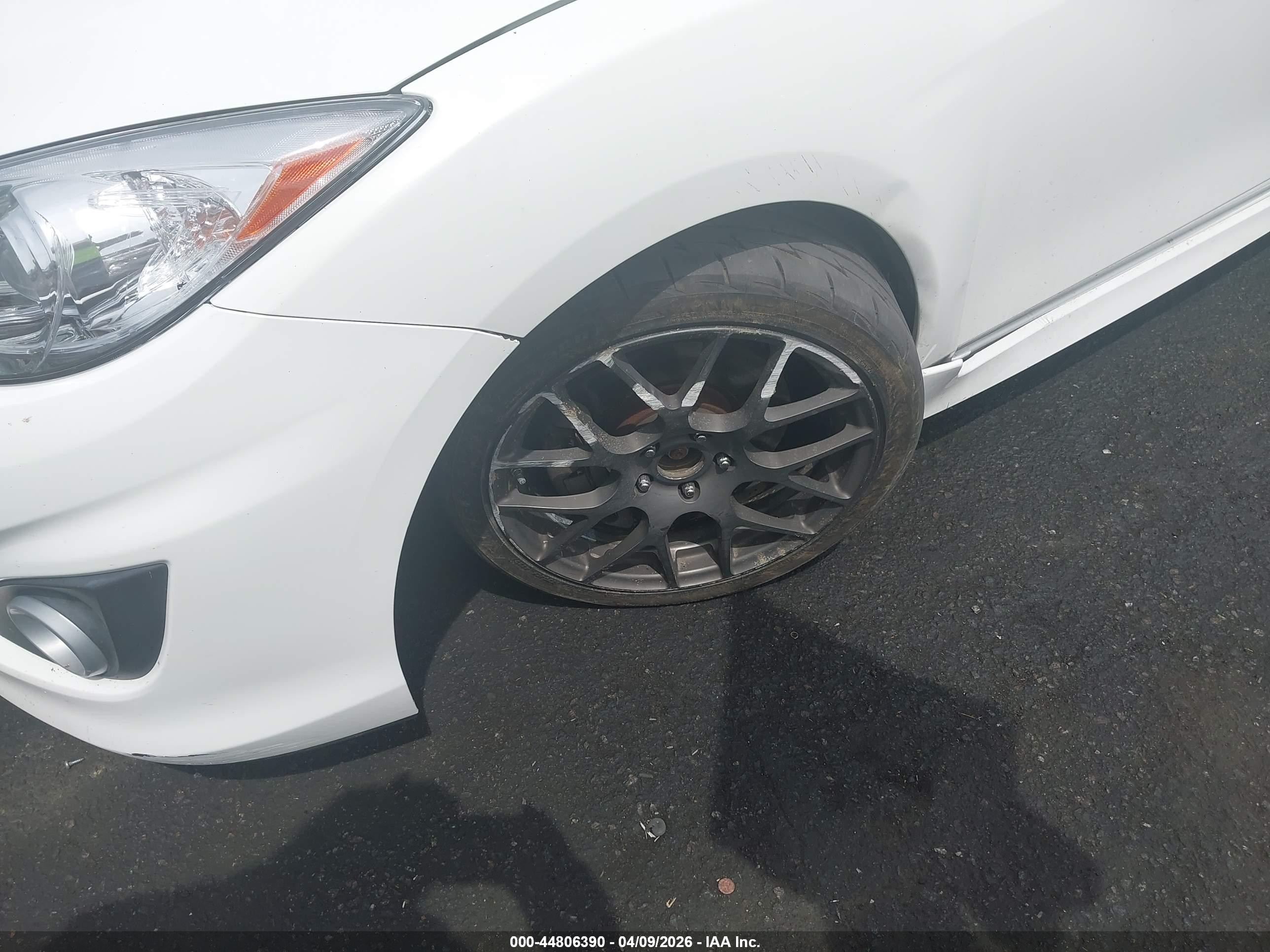 2012 Mazda Mazdaspeed3 Touring White vin: JM1BL1L40C1574388
