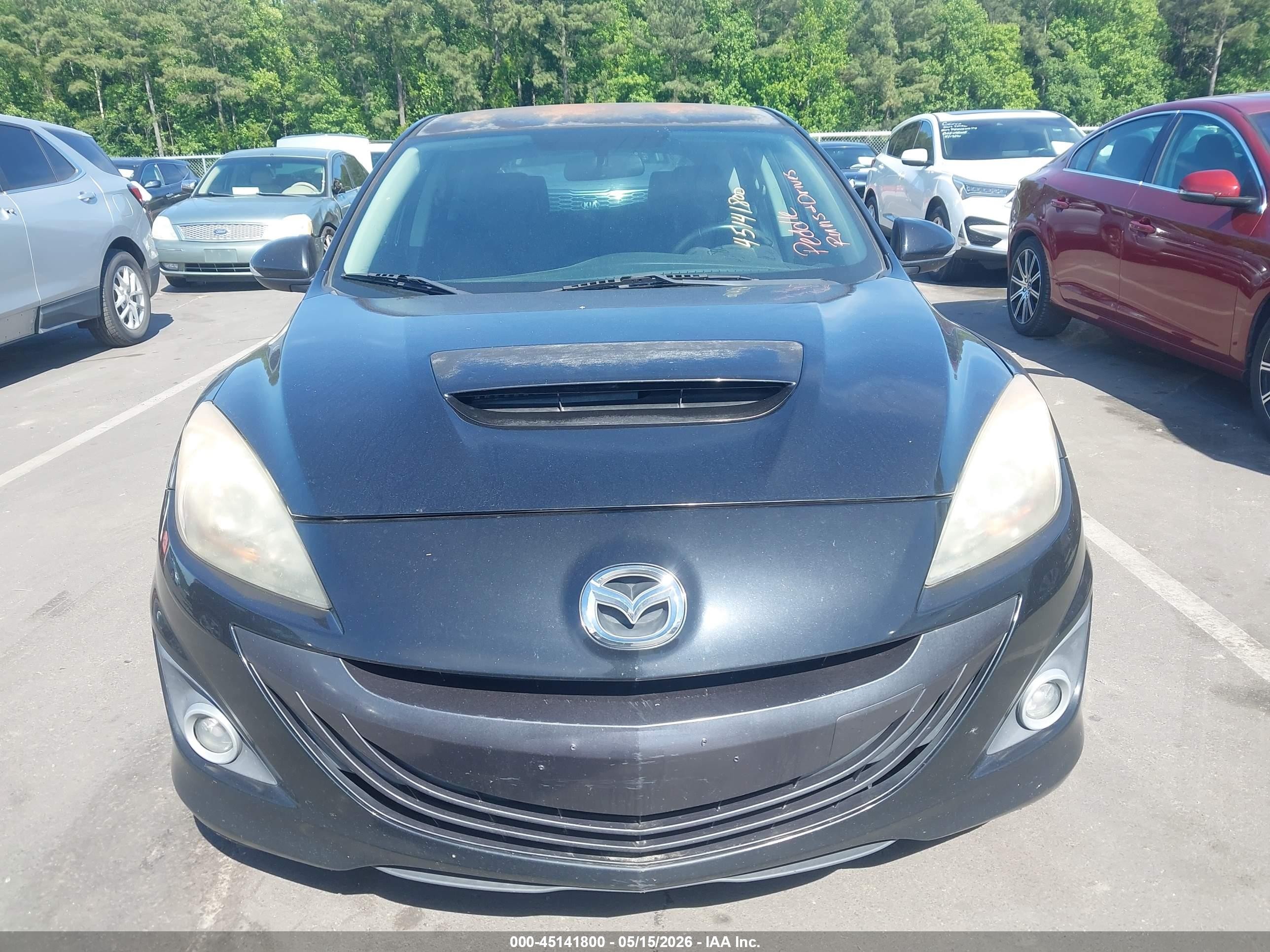 2012 Mazda Mazdaspeed3 Touring Black vin: JM1BL1L41C1609181