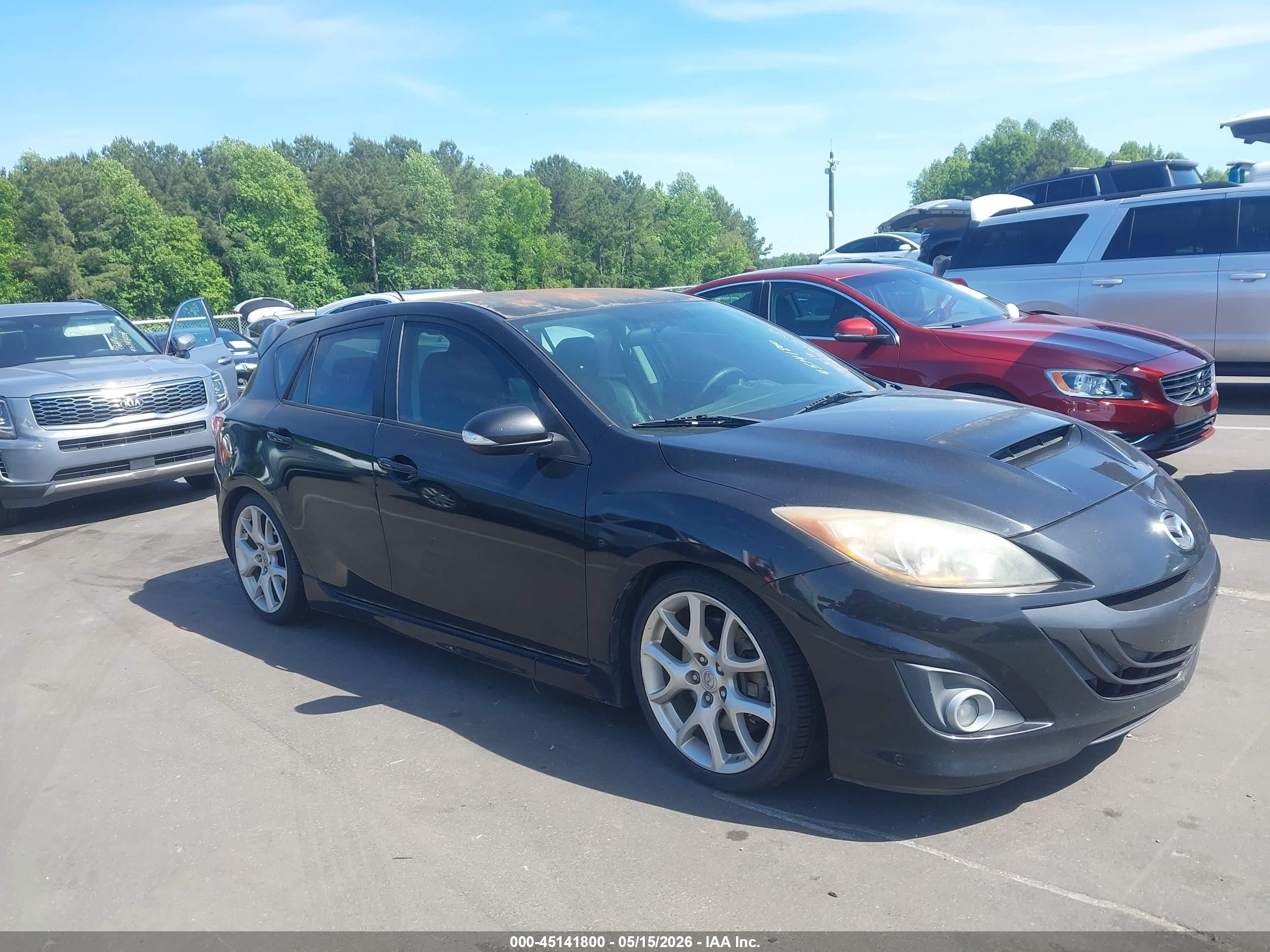 2012 Mazda Mazdaspeed3 Touring Black vin: JM1BL1L41C1609181