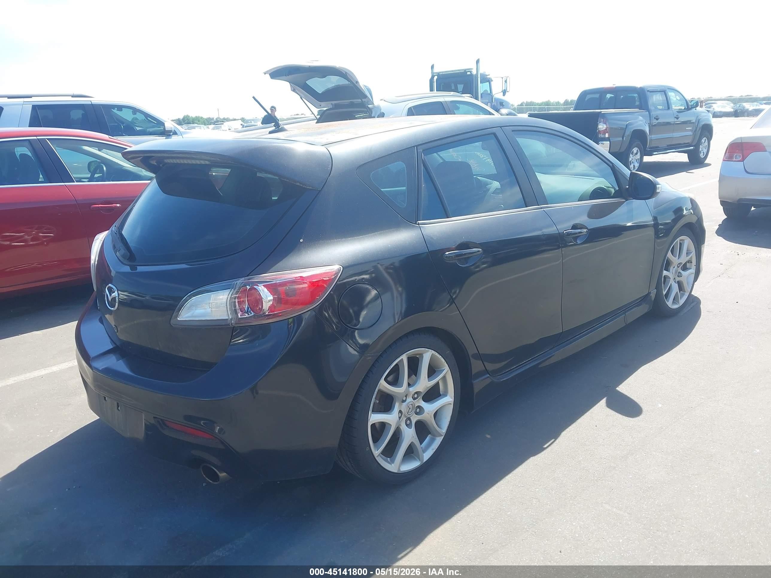 2012 Mazda Mazdaspeed3 Touring Black vin: JM1BL1L41C1609181
