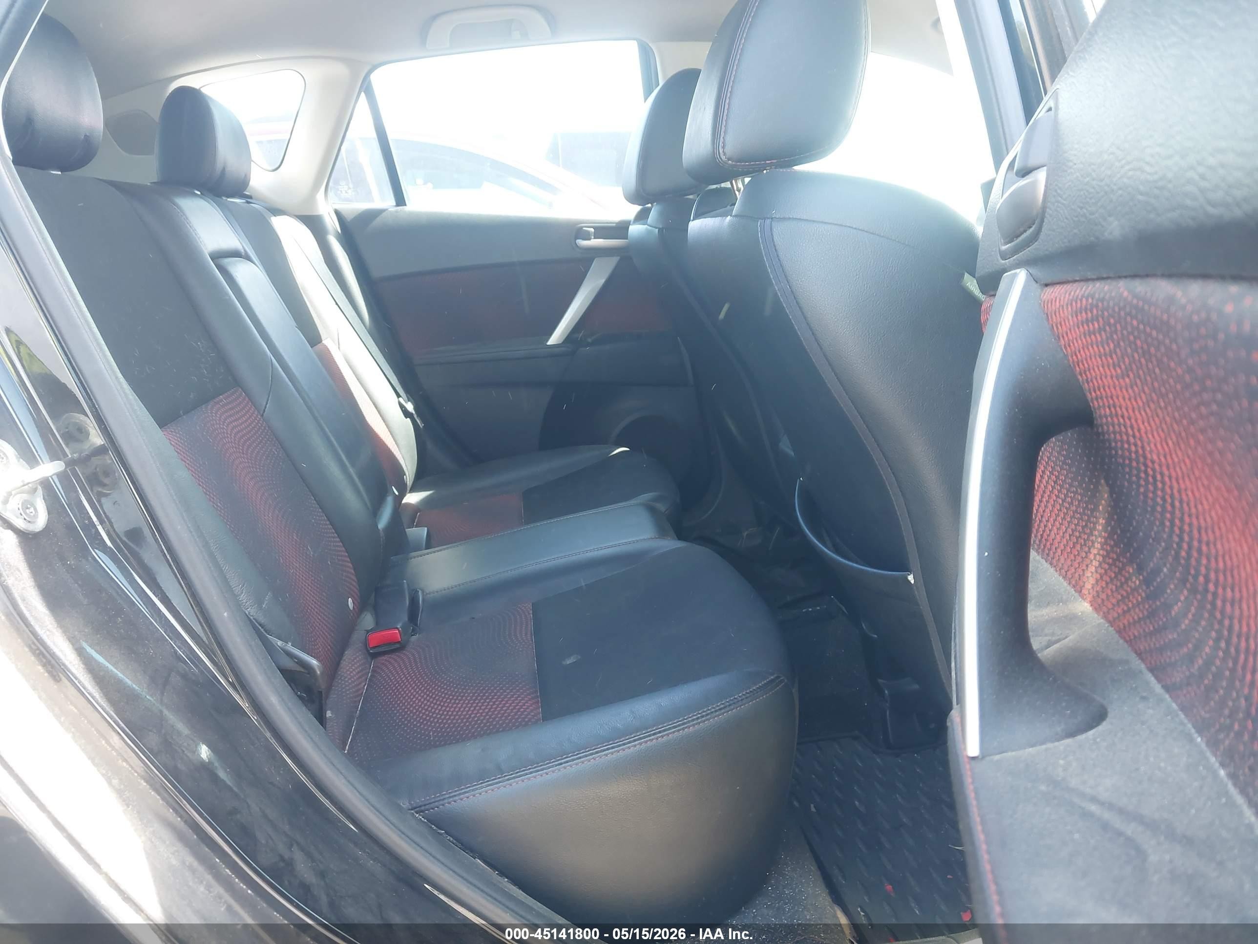 2012 Mazda Mazdaspeed3 Touring Black vin: JM1BL1L41C1609181