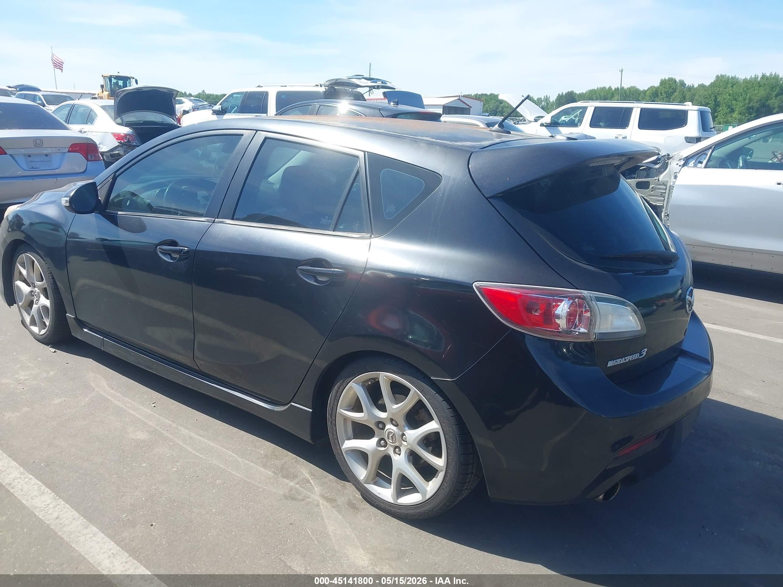 2012 Mazda Mazdaspeed3 Touring Black vin: JM1BL1L41C1609181