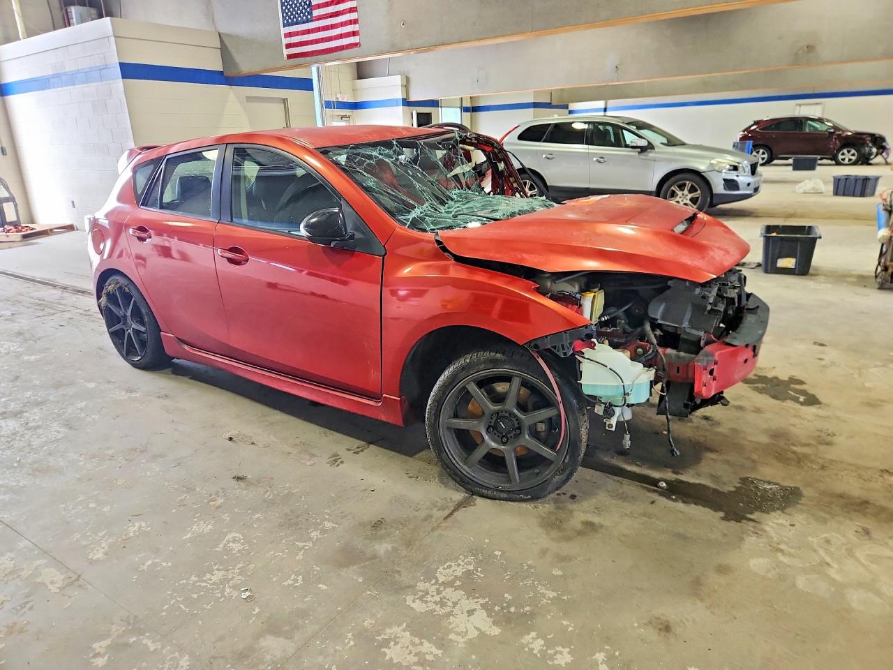 2013 Mazda Speed 3 Red vin: JM1BL1L41D1714045