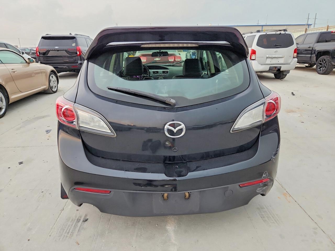 2013 Mazda Speed 3 Black vin: JM1BL1L41D1735008