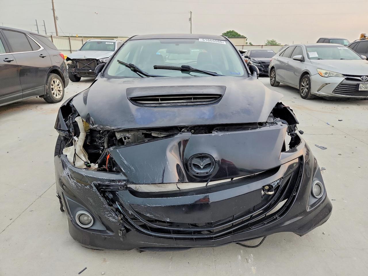2013 Mazda Speed 3 Black vin: JM1BL1L41D1735008