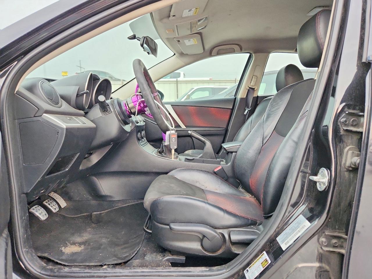 2013 Mazda Speed 3 Black vin: JM1BL1L41D1735008