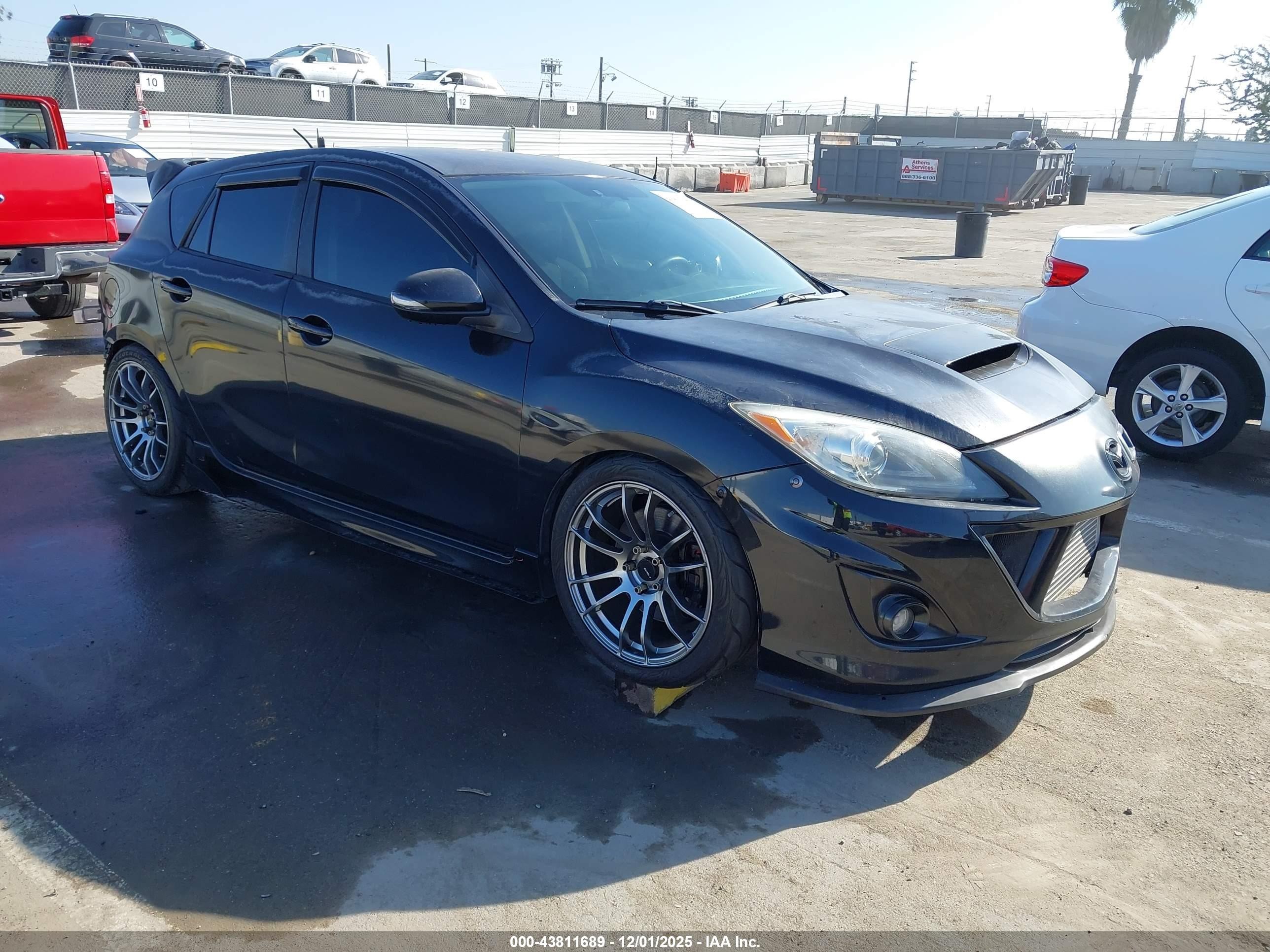 2012 Mazda Mazdaspeed3 Touring Черный vin: JM1BL1L42C1556958