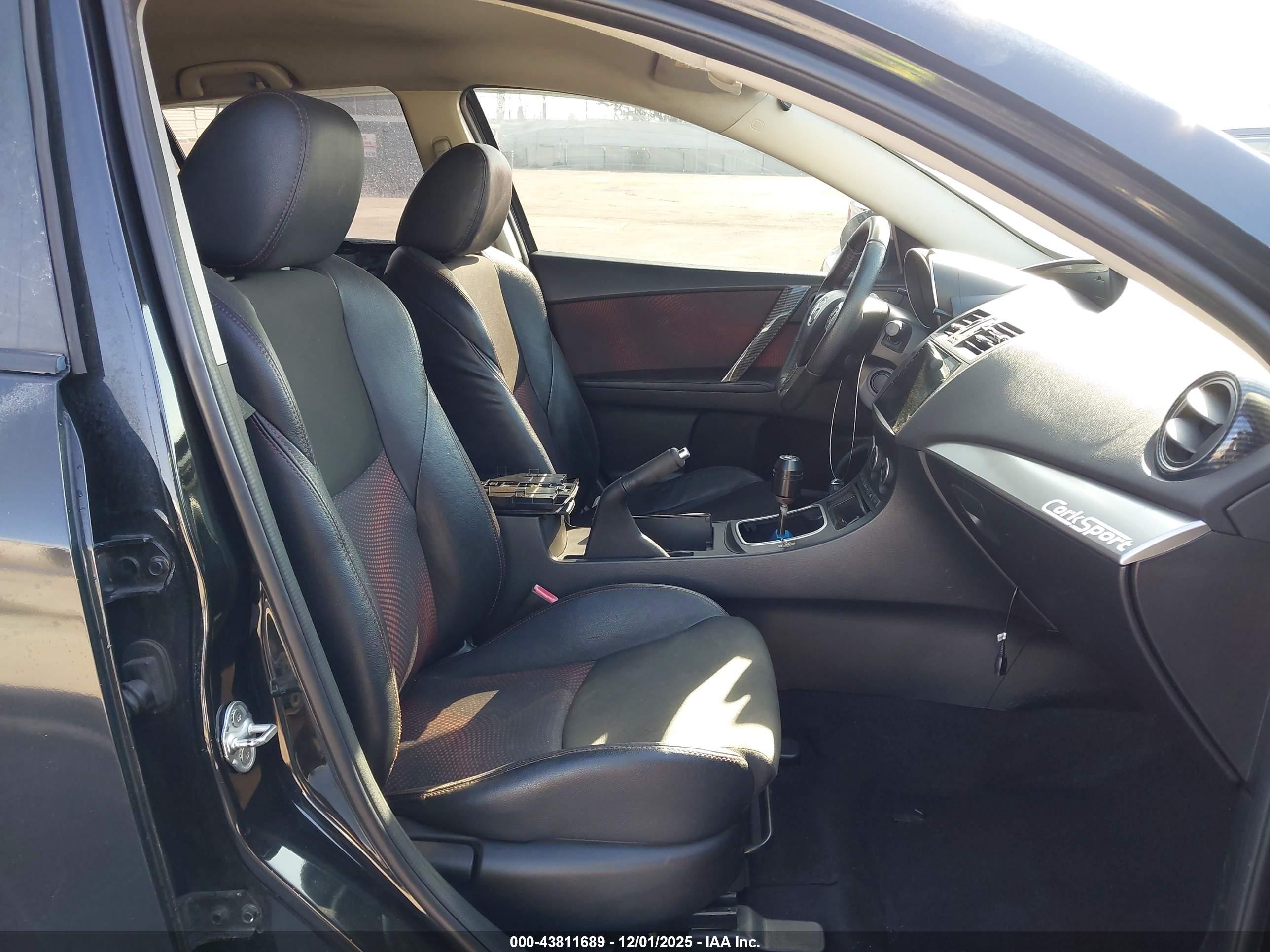 2012 Mazda Mazdaspeed3 Touring Черный vin: JM1BL1L42C1556958