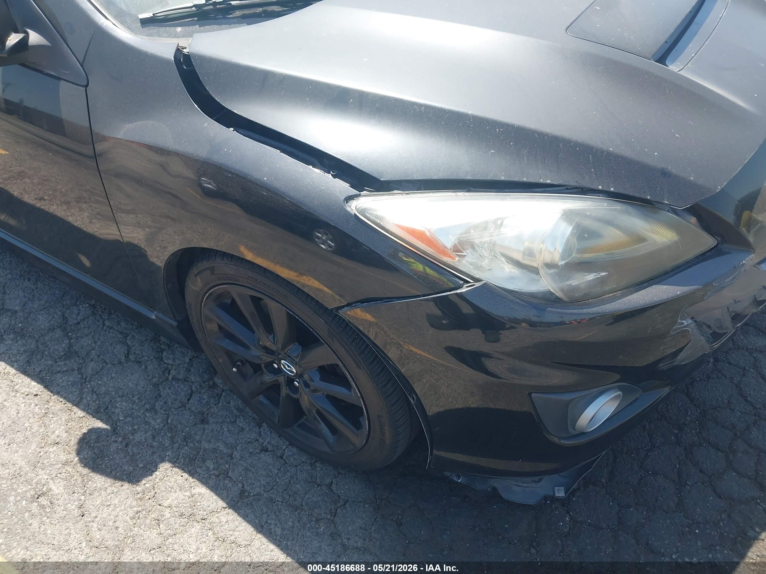 2012 Mazda Mazdaspeed3 Touring Черный vin: JM1BL1L43C1531504