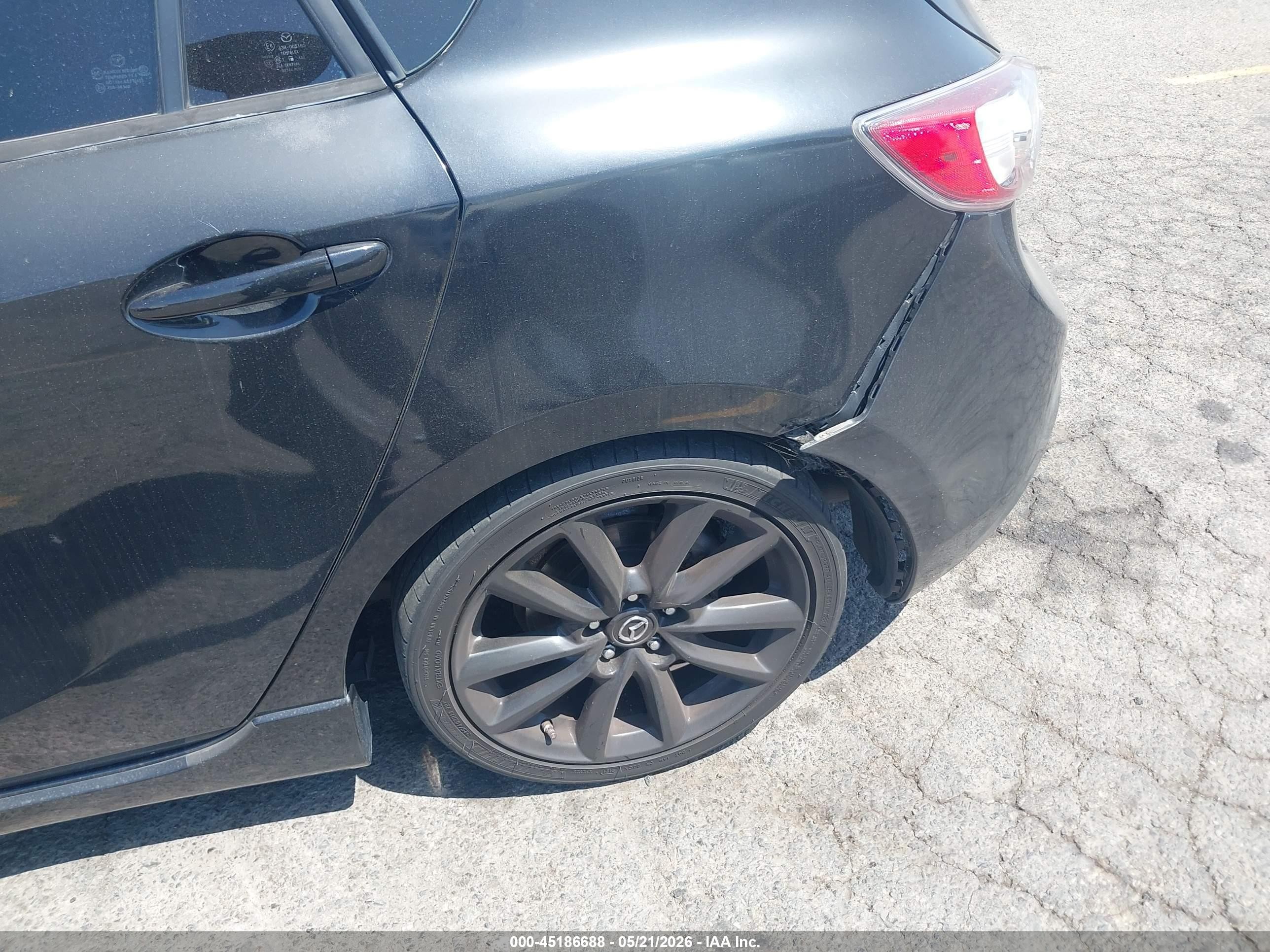2012 Mazda Mazdaspeed3 Touring Черный vin: JM1BL1L43C1531504