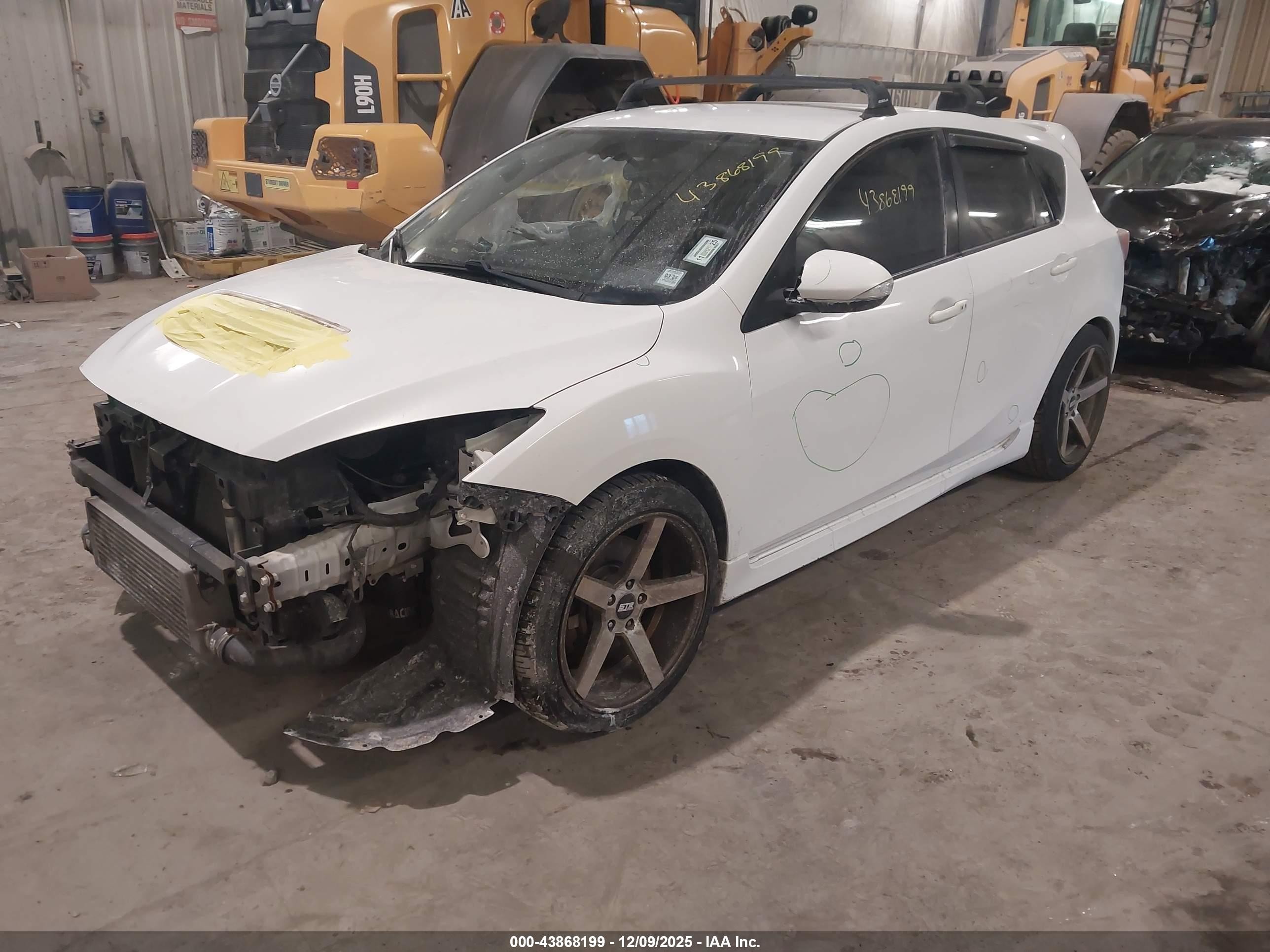 2012 Mazda Mazdaspeed3 Touring White vin: JM1BL1L43C1656776