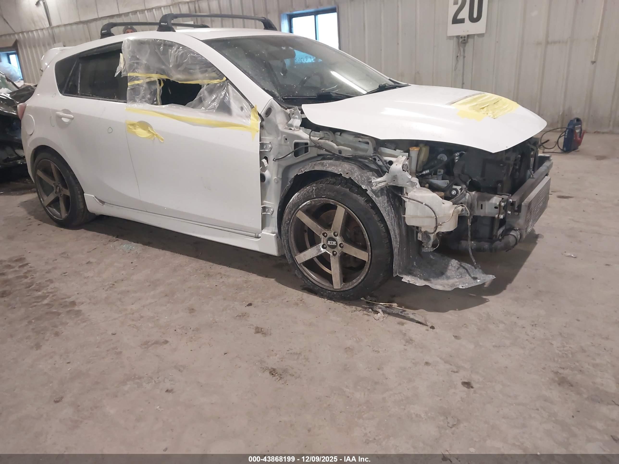 2012 Mazda Mazdaspeed3 Touring White vin: JM1BL1L43C1656776