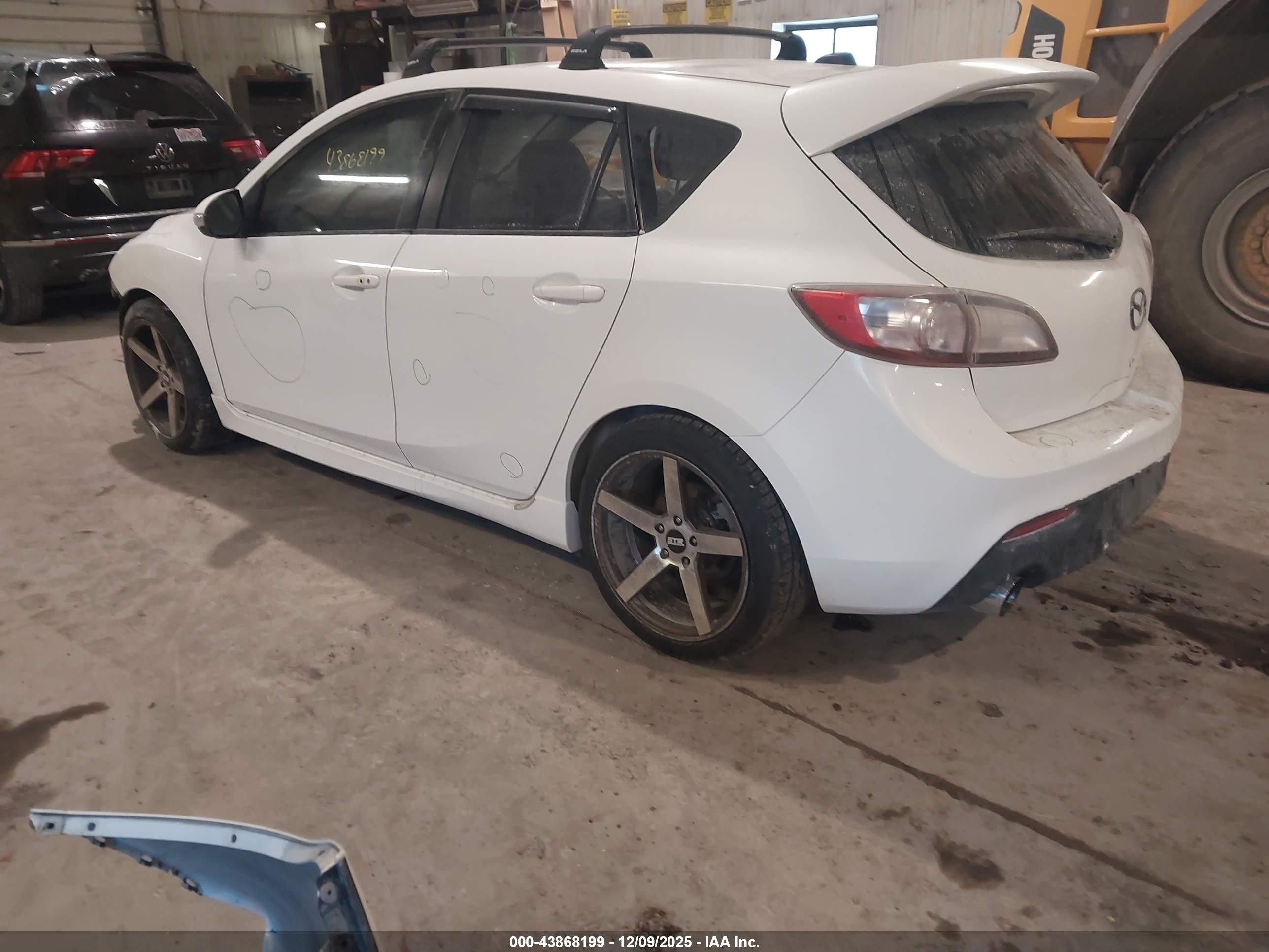 2012 Mazda Mazdaspeed3 Touring White vin: JM1BL1L43C1656776